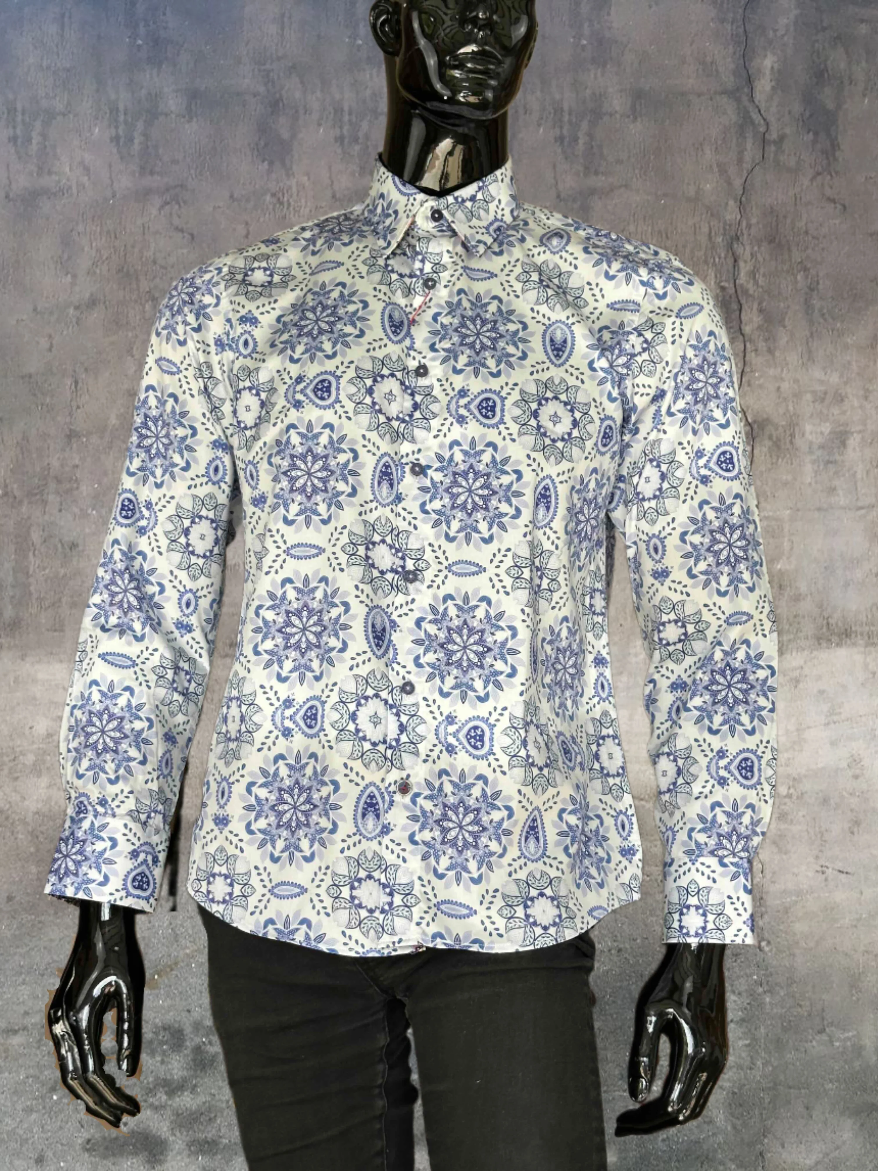 JOHN LENNON Mens Mistley Long Sleeve Shirt - White - Image 13