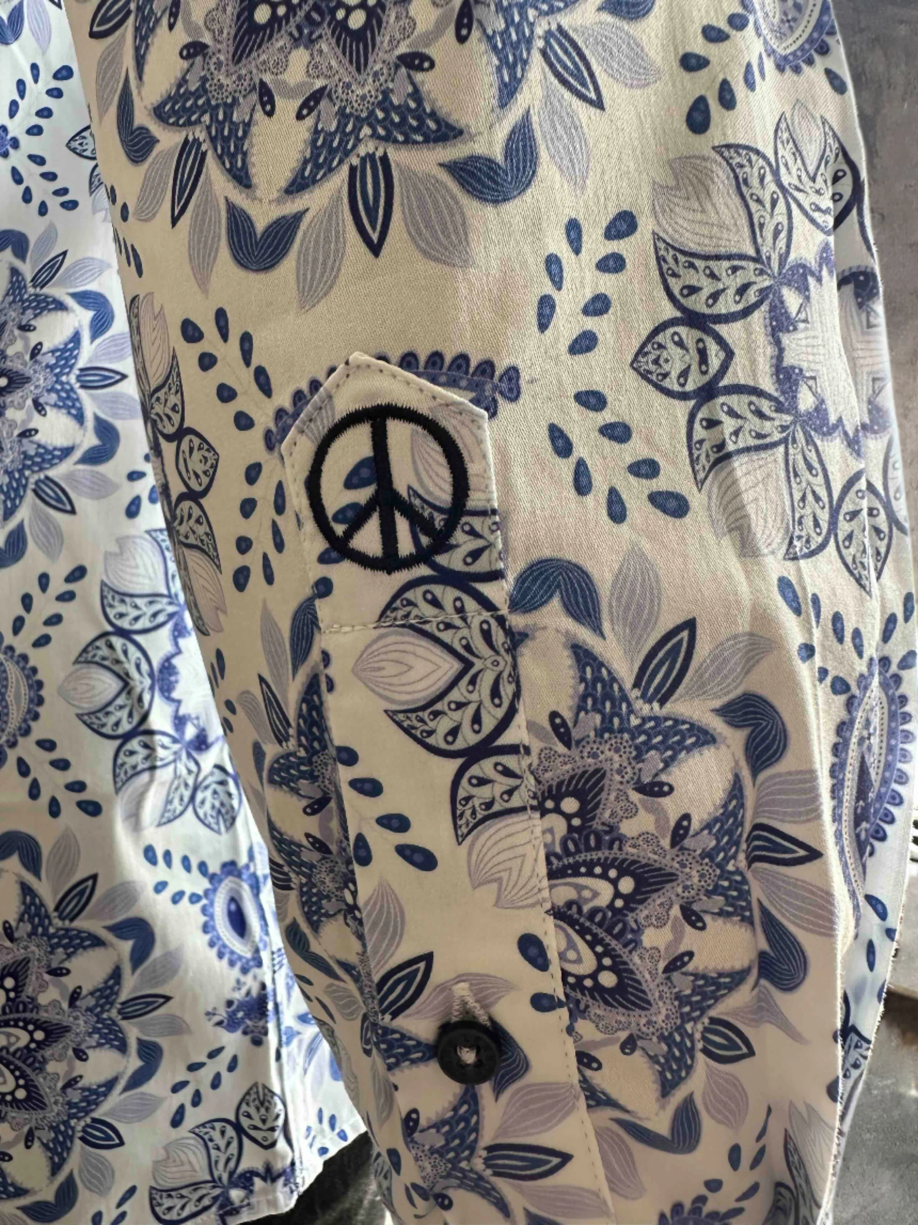 JOHN LENNON Mens Mistley Long Sleeve Shirt - White - Image 6