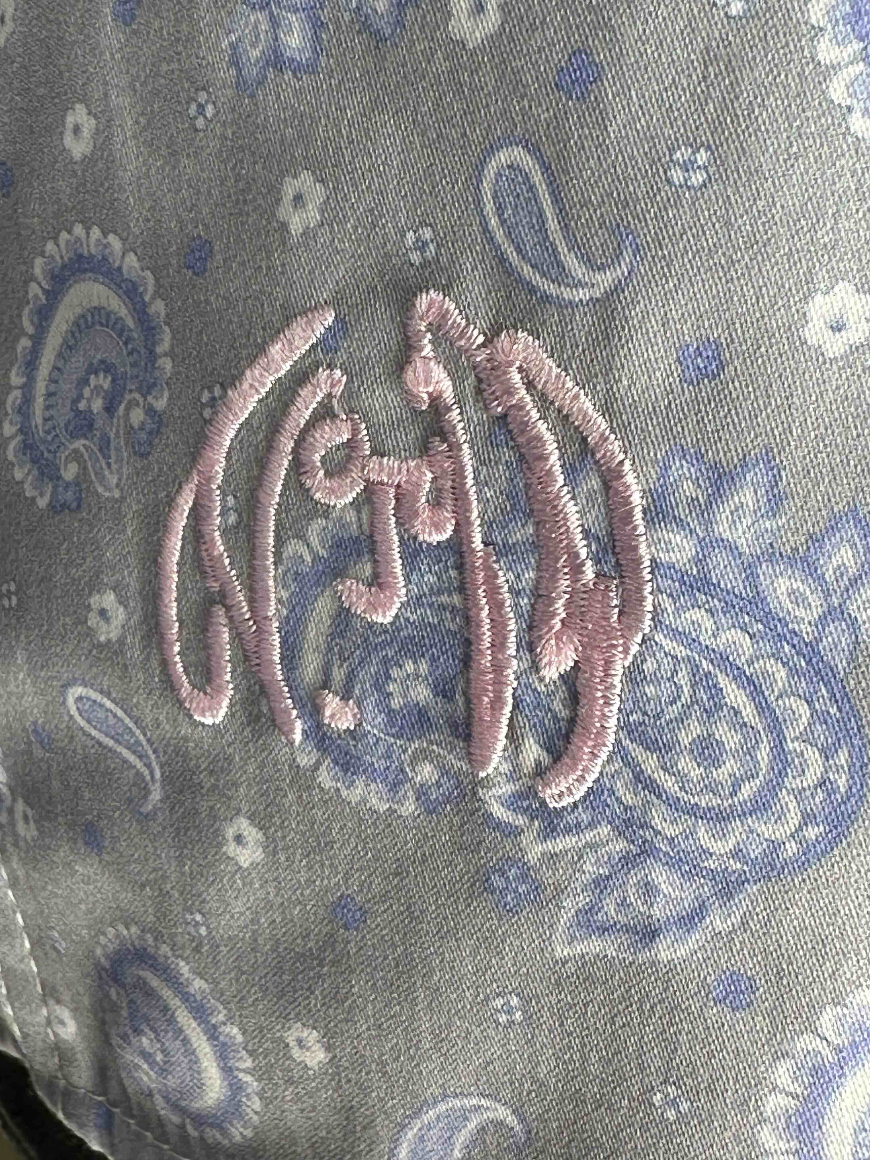 JOHN LENNON Mens Newport Long Sleeve Paisley Shirt - Mist - Image 6