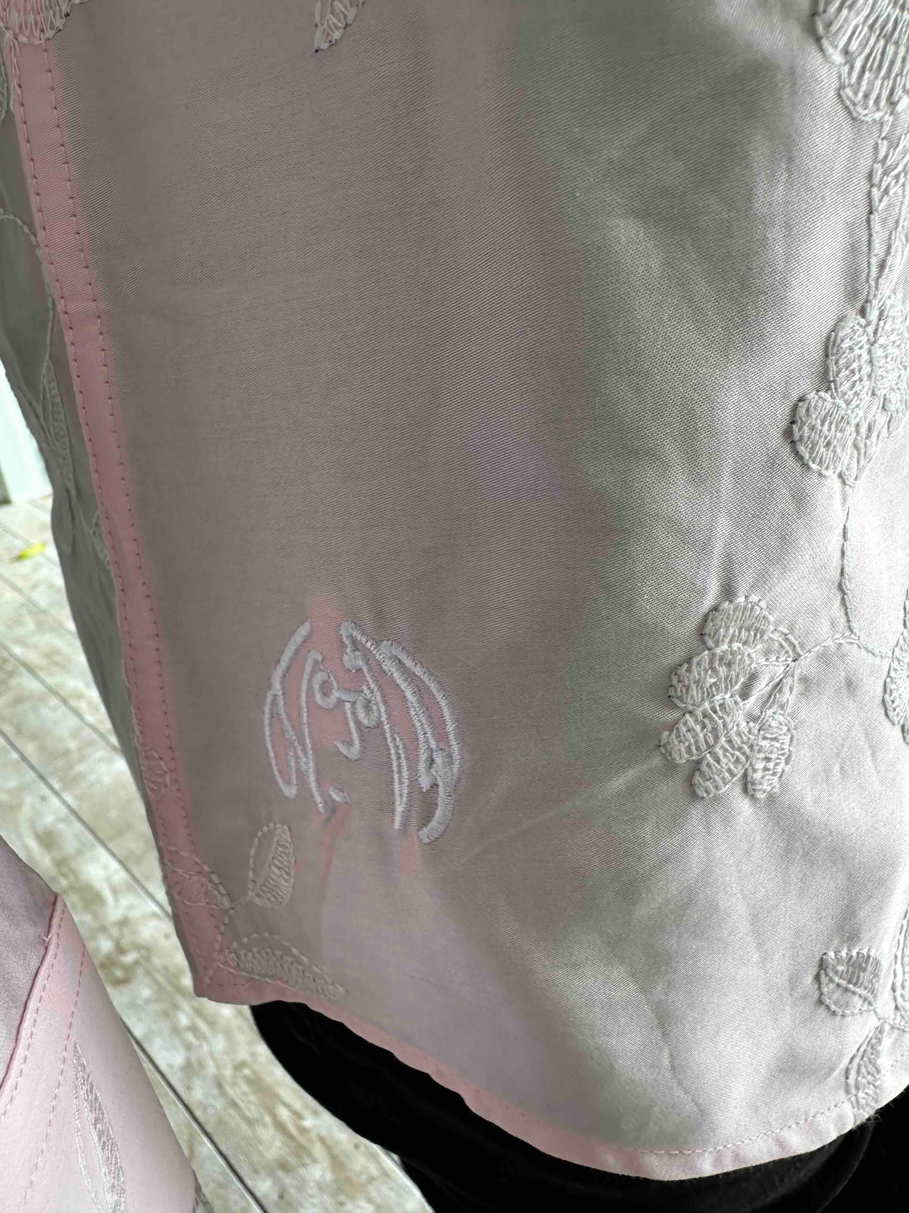 JOHN LENNON Mens Pemperdon Long Sleeve Shirt in Pink - Image 3