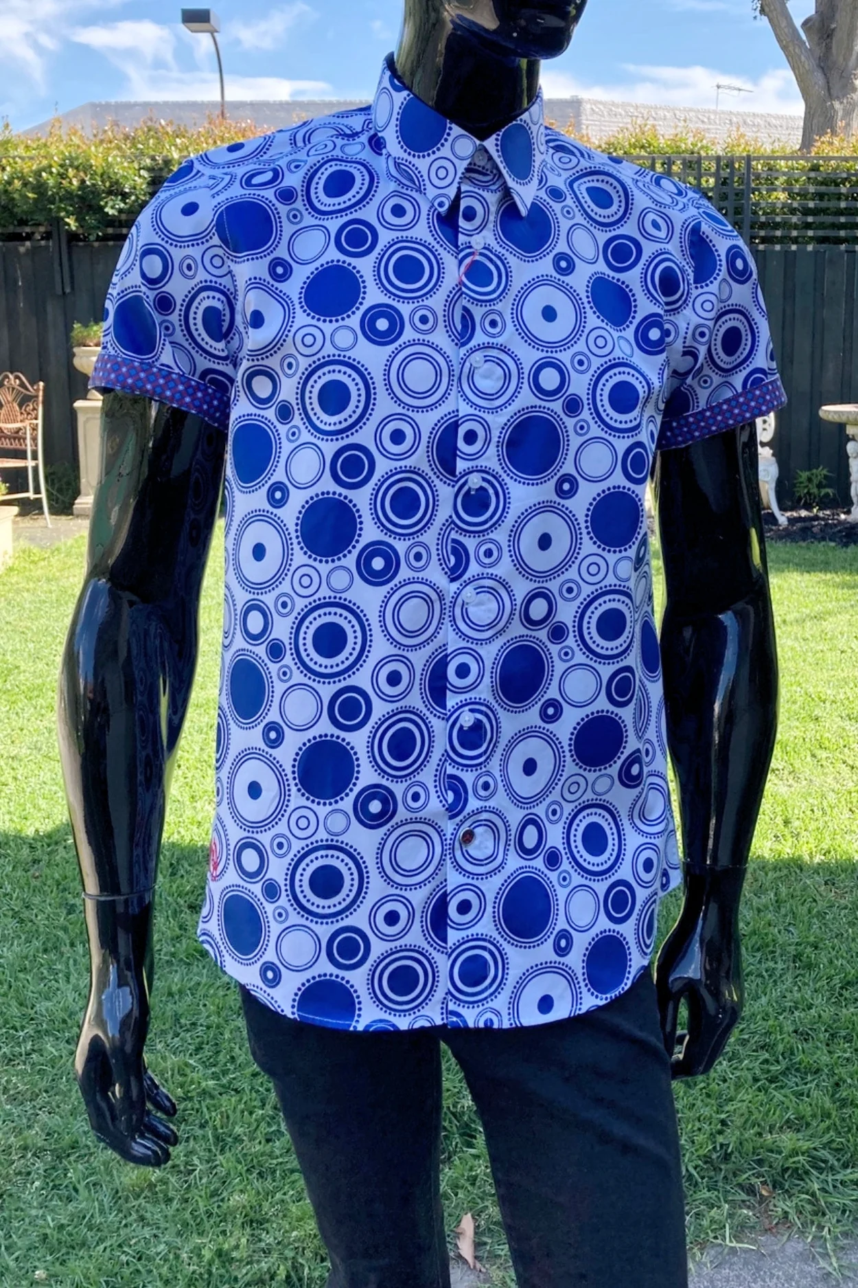 JOHN LENNON Mens Sandal Short Sleeve Shirt - Sky - Image 8