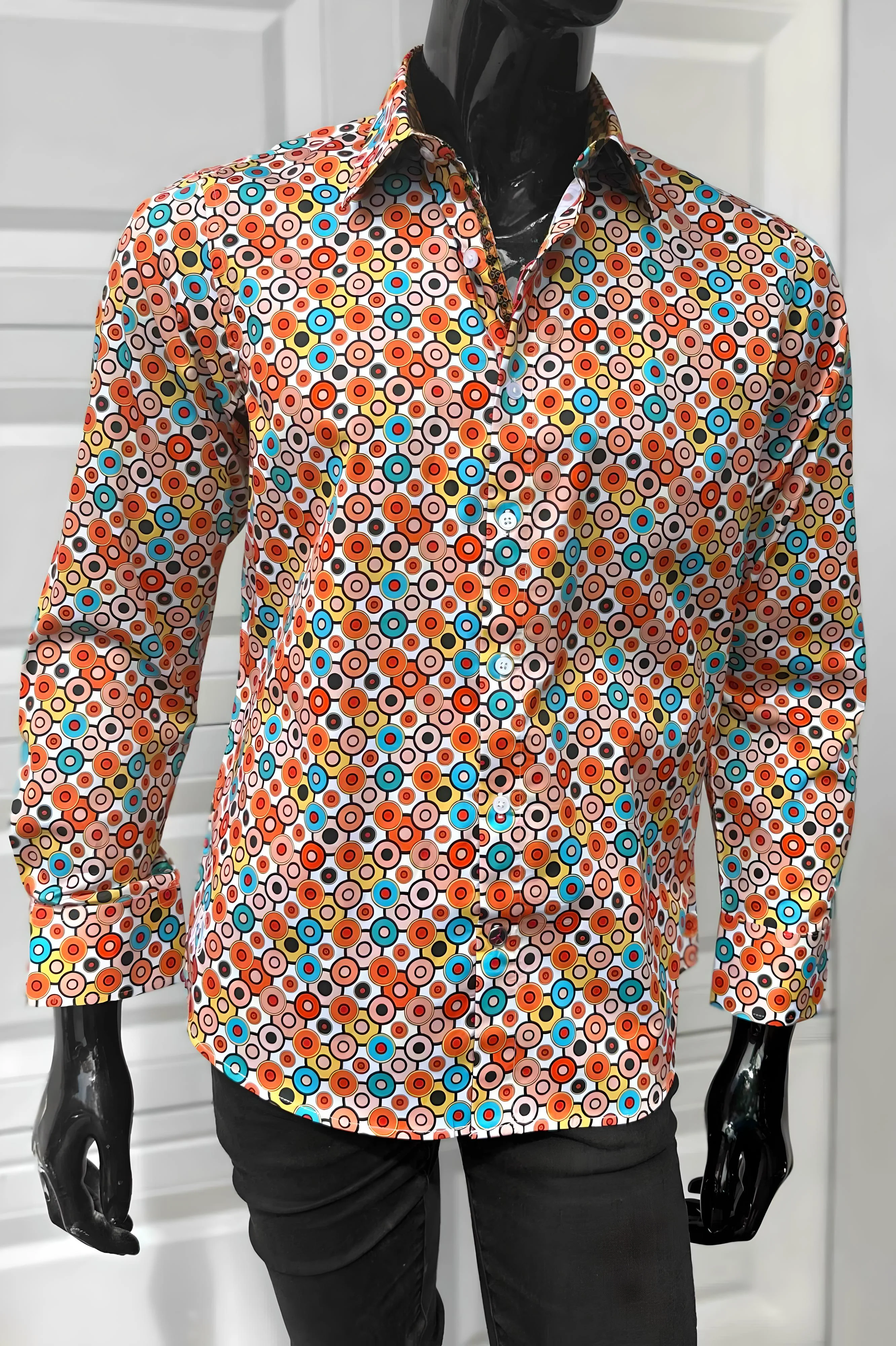 JOHN LENNON Mens Smithy Bridge Long Sleeve Shirt - Multi