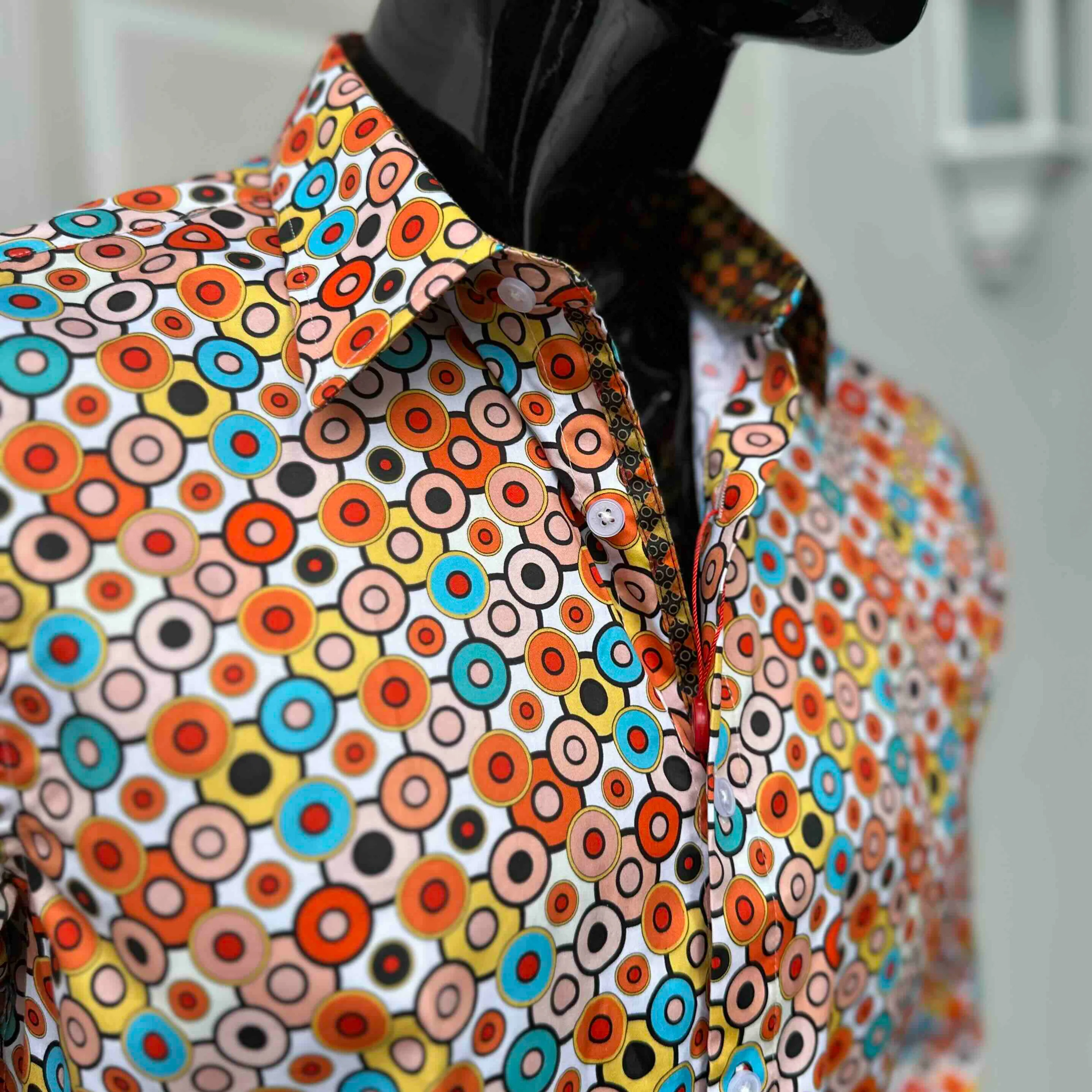 JOHN LENNON Mens Smithy Bridge Long Sleeve Shirt - Multi - Image 8