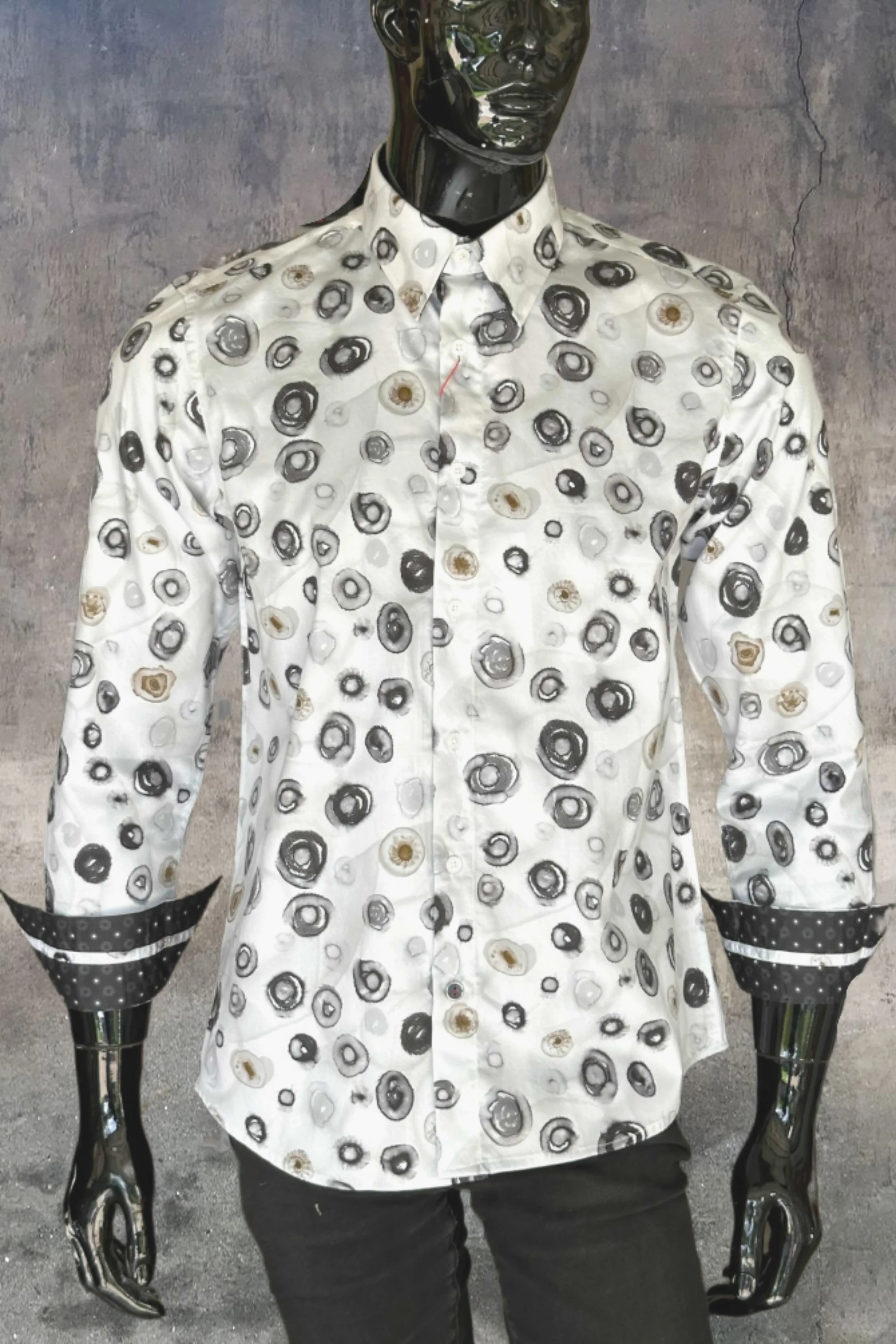 JOHN LENNON Mens Southwold Long Sleeve Shirt - White - Image 15