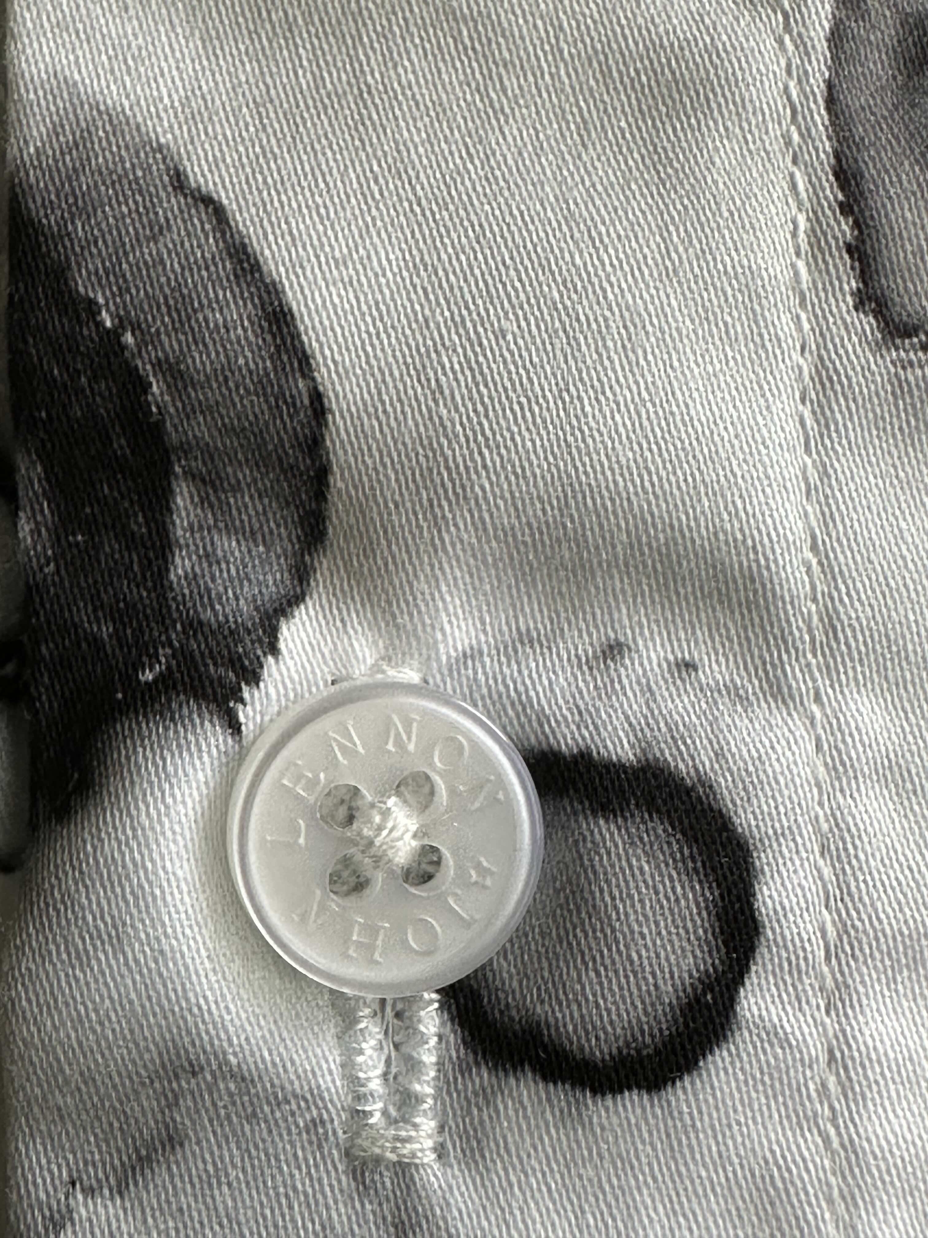 JOHN LENNON Mens Southwold Long Sleeve Shirt - White - Image 3