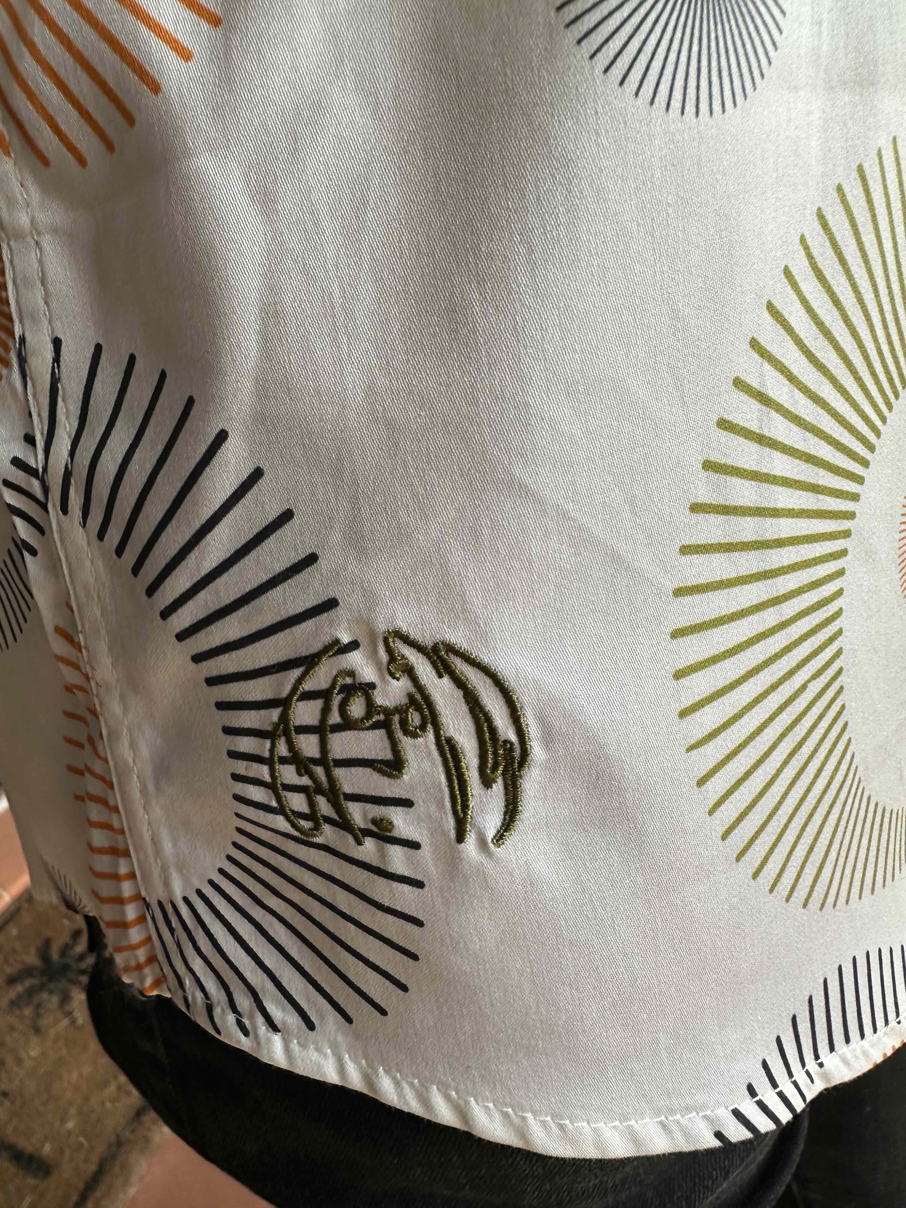 JOHN LENNON Mens St Albans Short Sleeve Shirt - Melon - Image 5