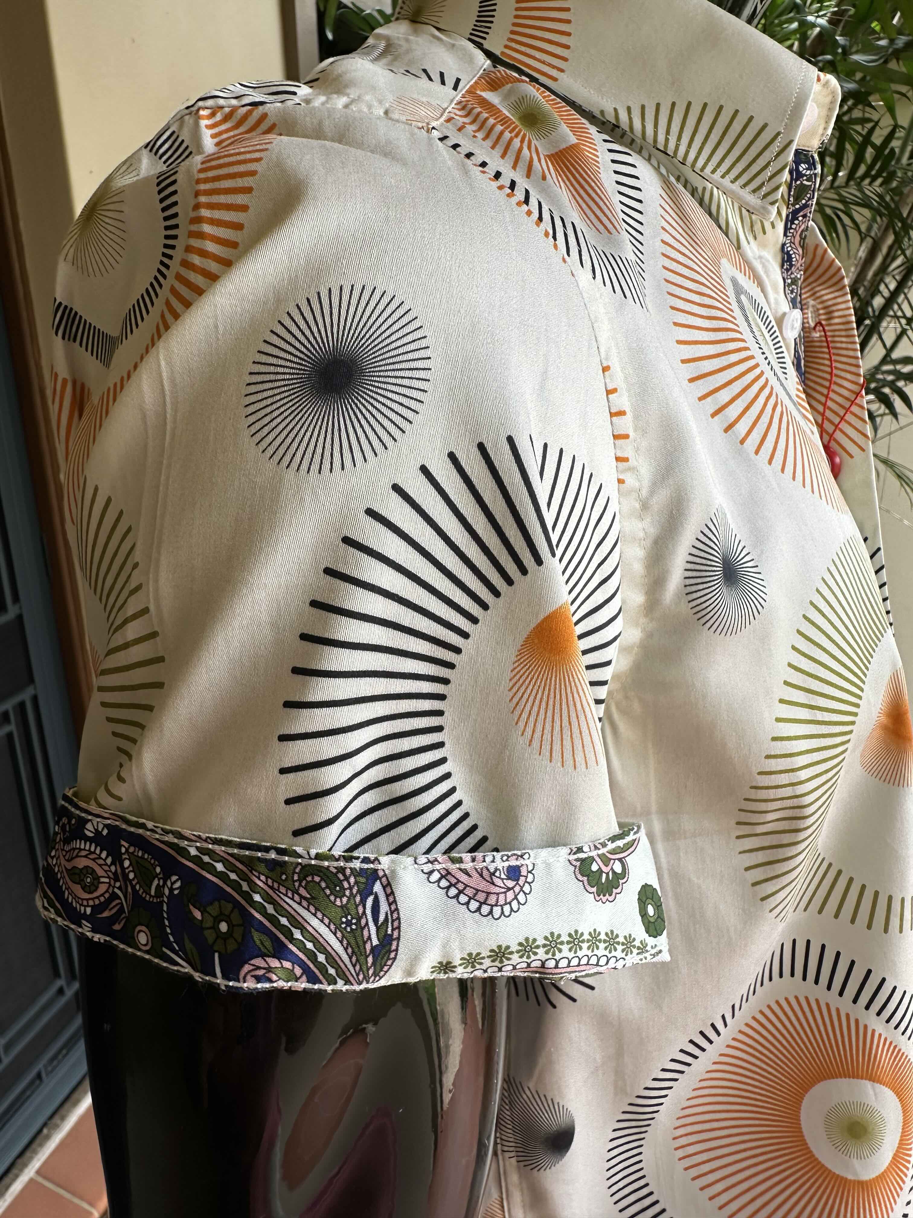 JOHN LENNON Mens St Albans Short Sleeve Shirt - Melon - Image 6