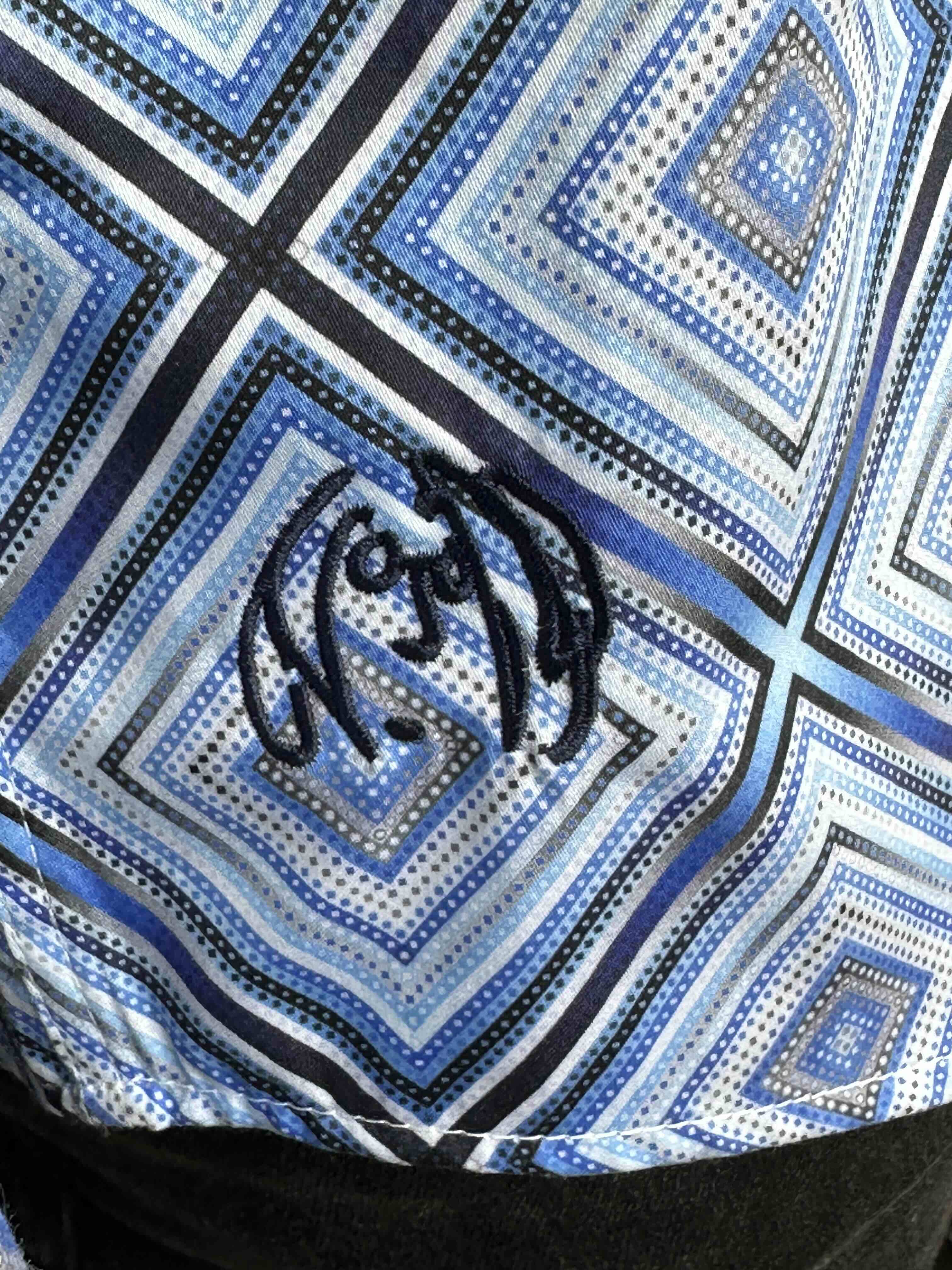 JOHN LENNON Mens Sutton Long Sleeve Shirt - Blue - Image 4