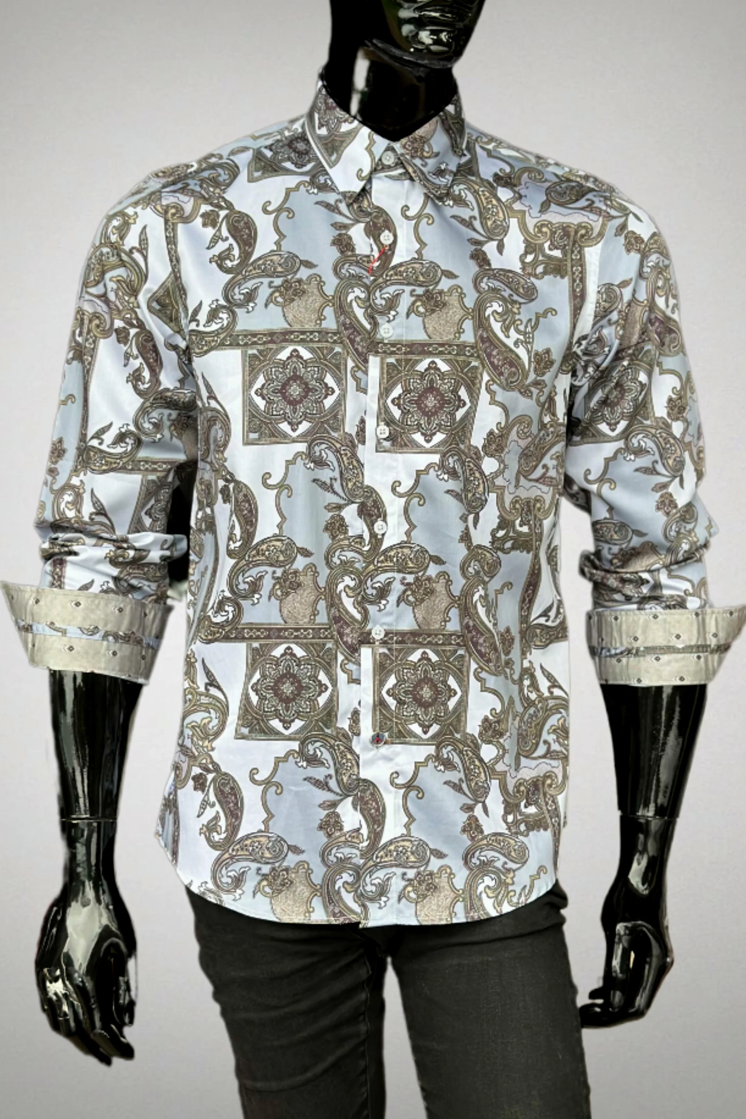 JOHN LENNON Mens Swindon Long Sleeve Shirt - White - Image 12