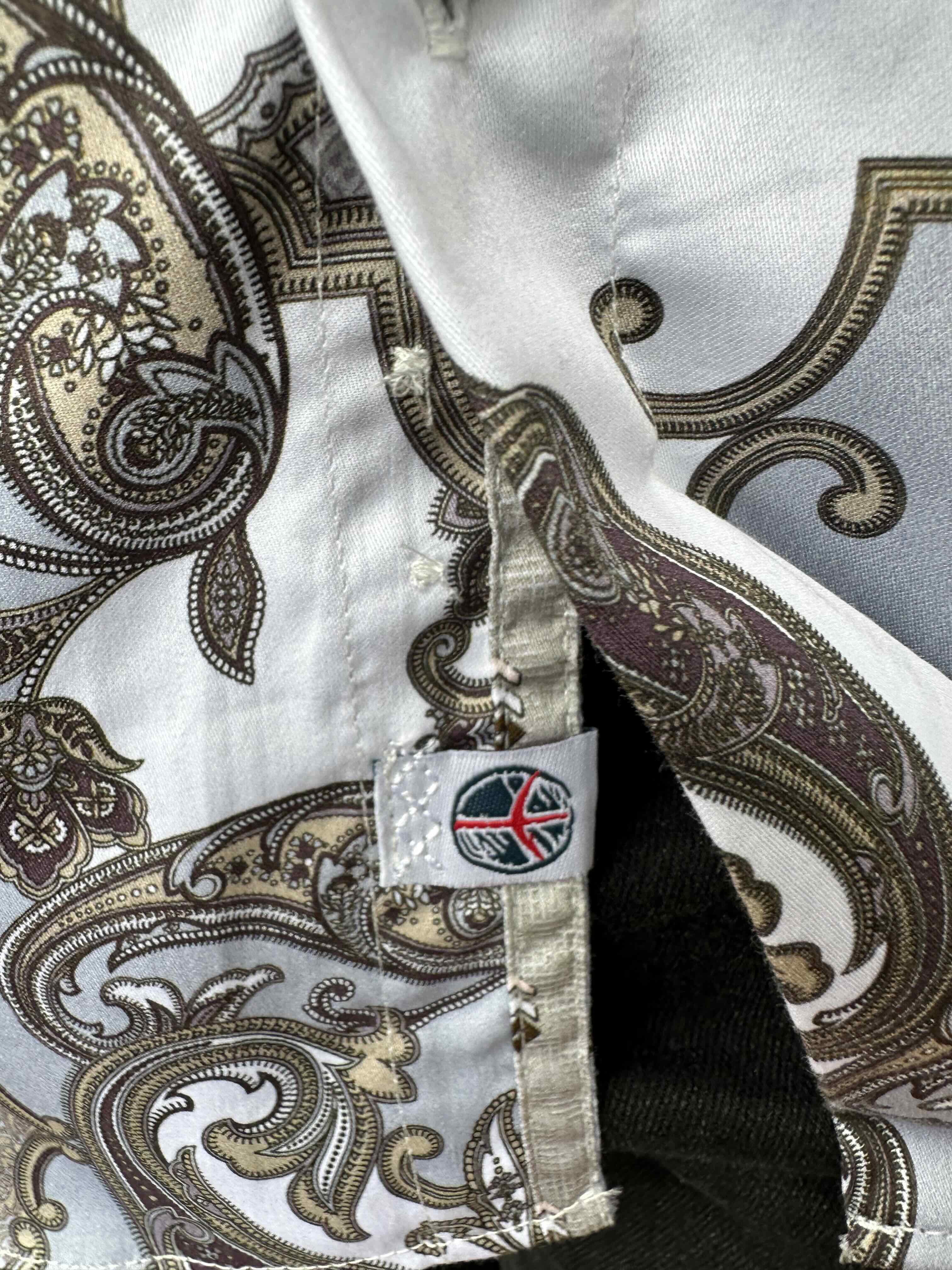 JOHN LENNON Mens Swindon Long Sleeve Shirt - White - Image 7