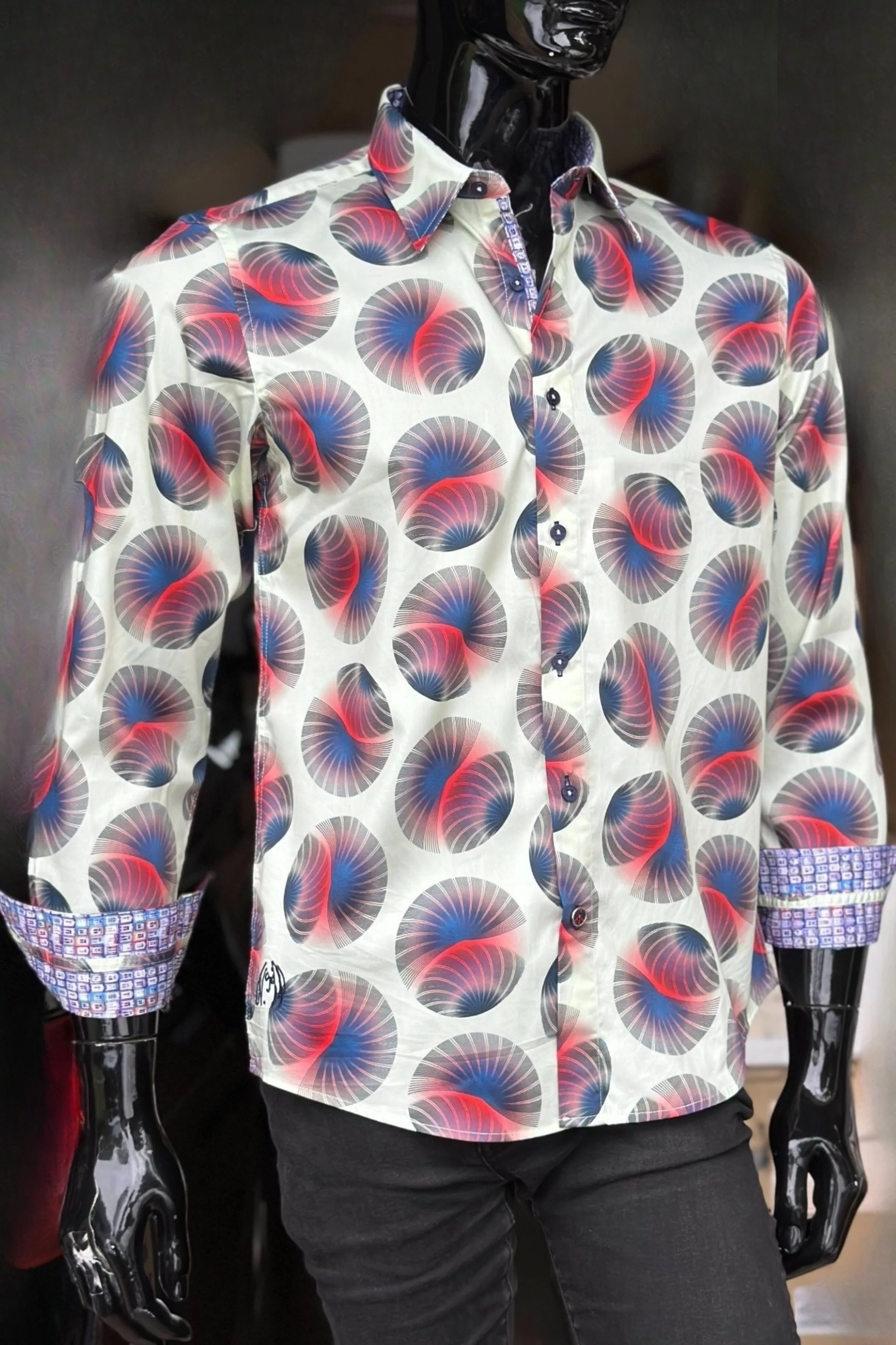 JOHN LENNON Mens Tranmere Long Sleeve Shirt - Citrus - Image 2