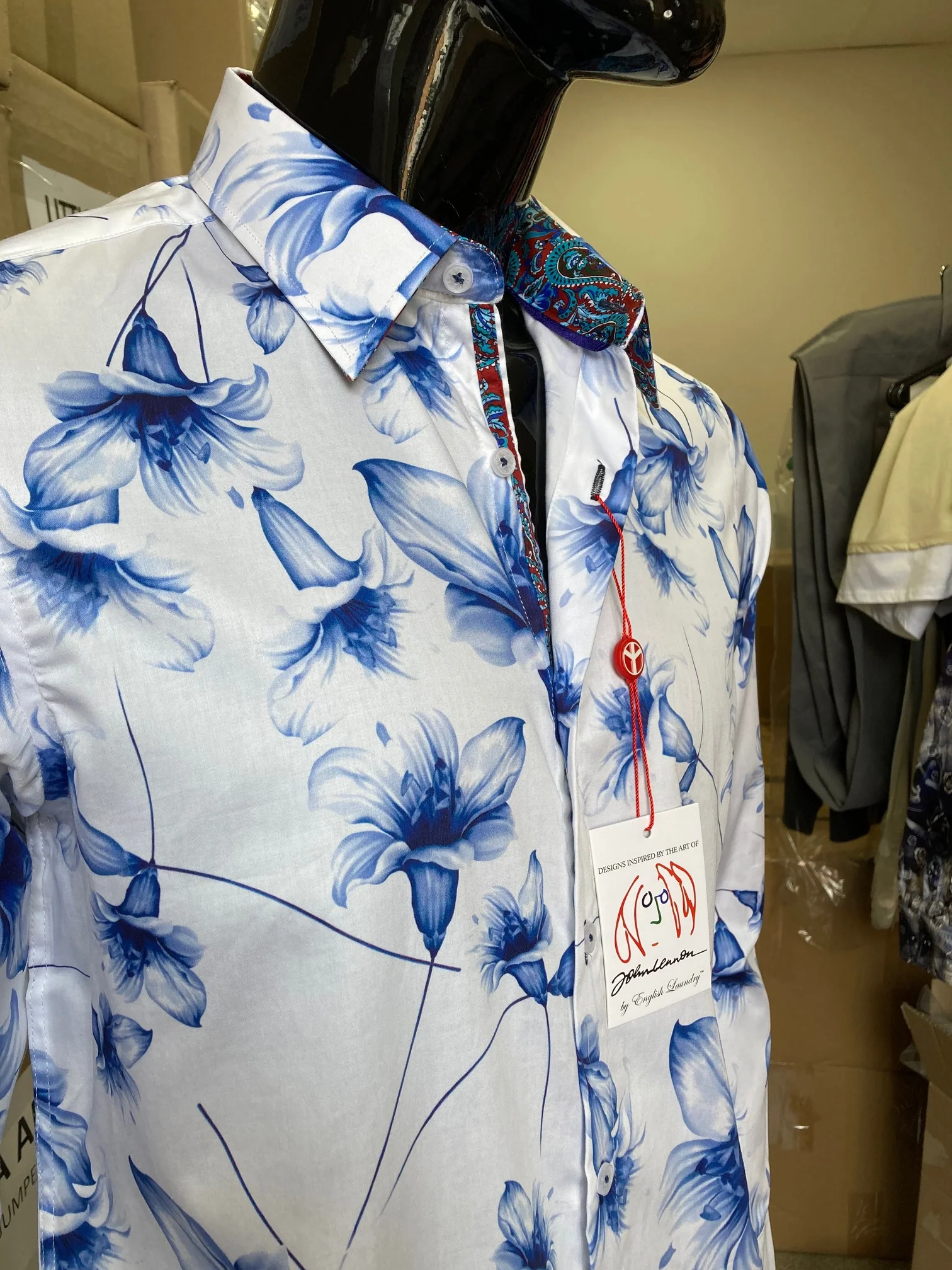 JOHN LENNON Mens Walden Shirt - White - Image 10