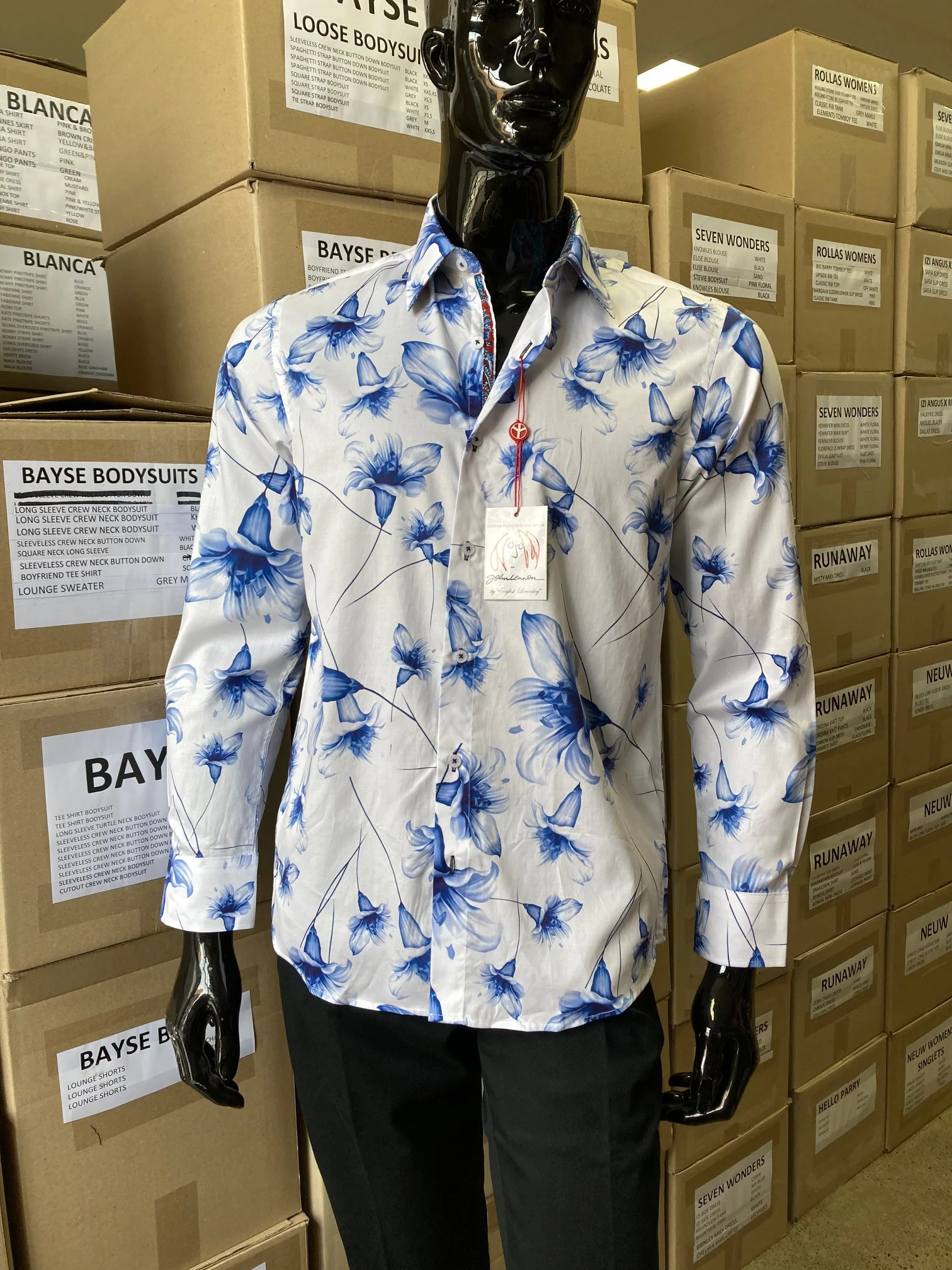 JOHN LENNON Mens Walden Shirt - White - Image 11