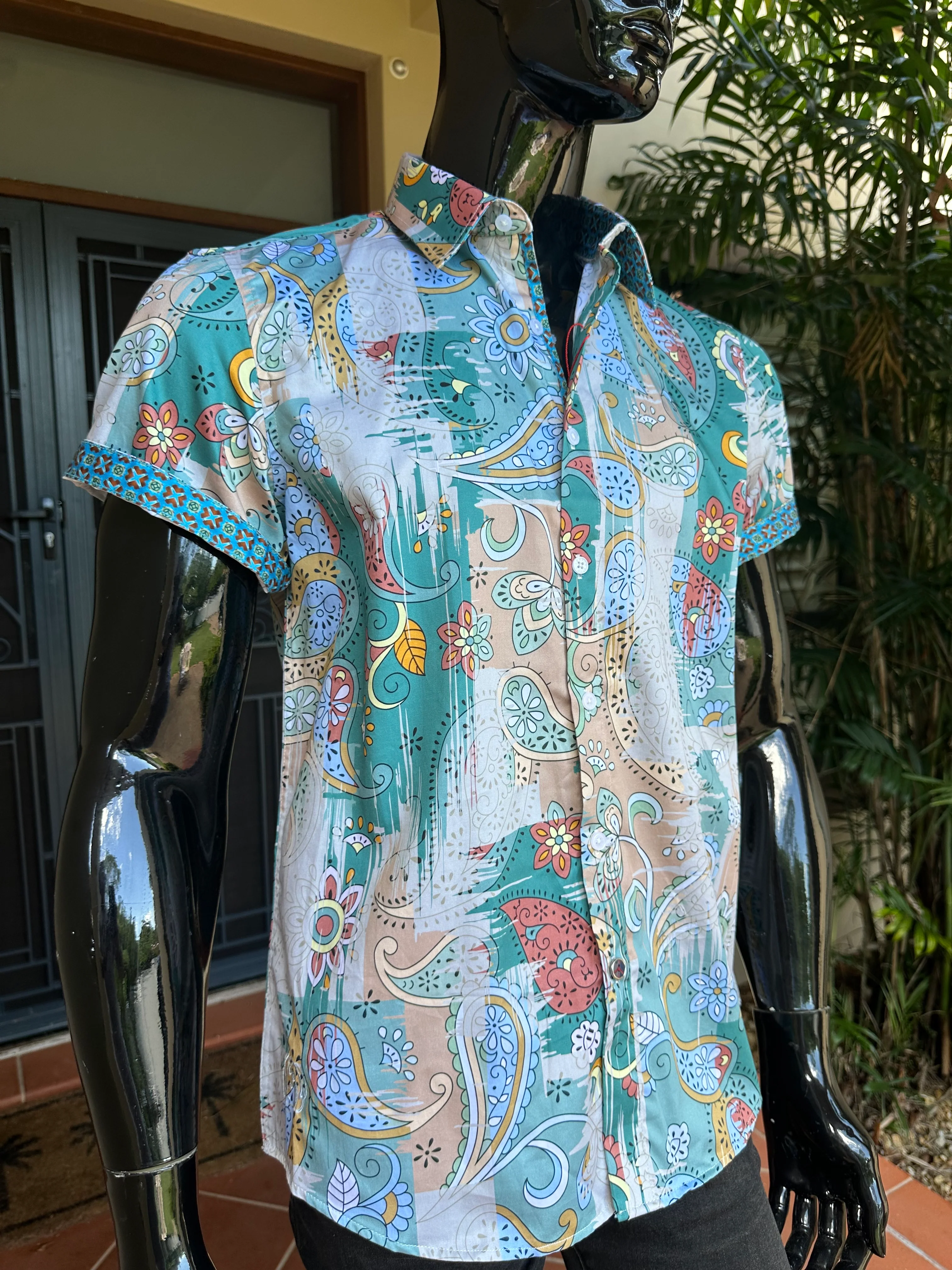 JOHN LENNON Mens Walsall Short Sleeve Shirt - Multi - Image 10