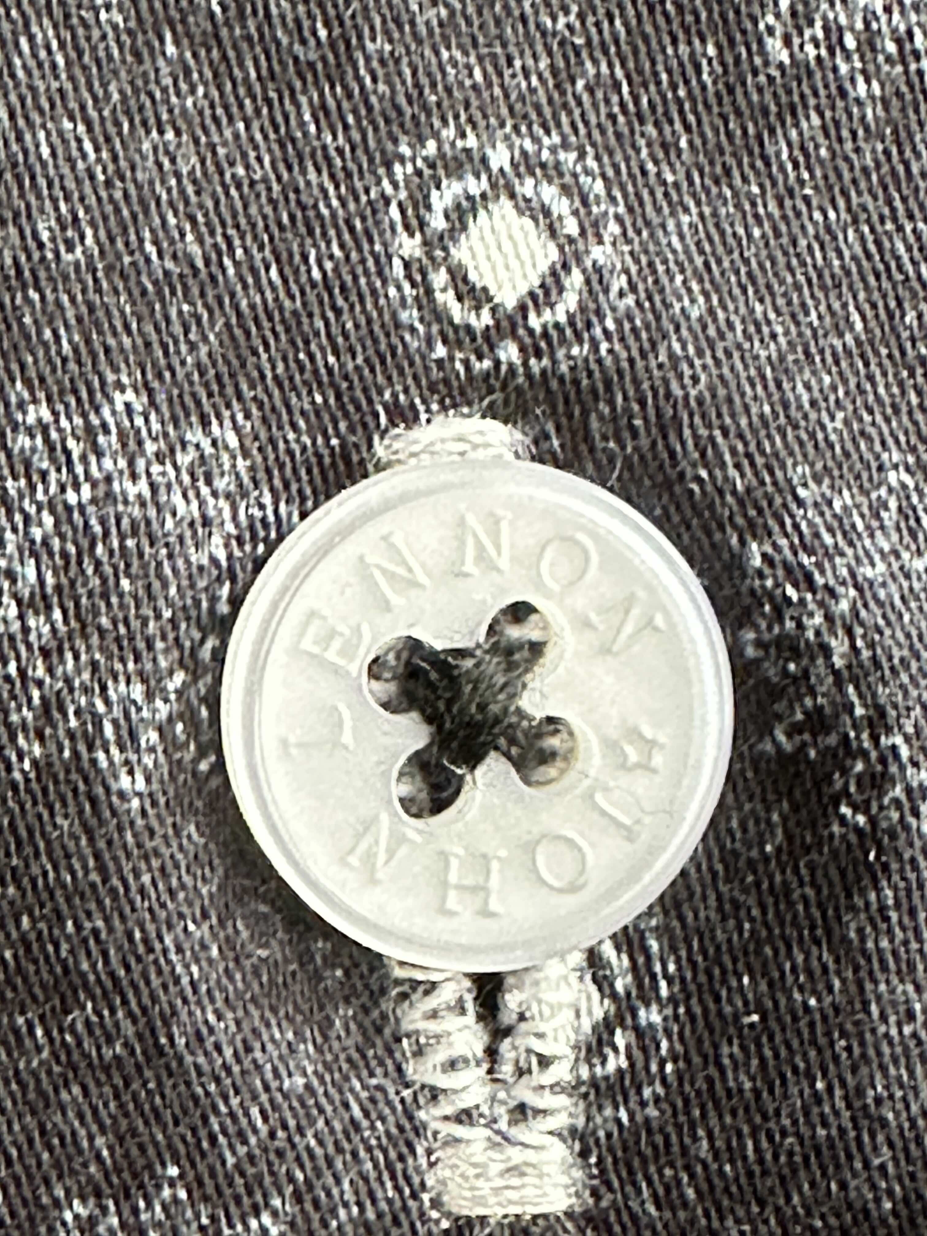 JOHN LENNON Mens Yarmouth Long Sleeve Shirt - Black - Image 3