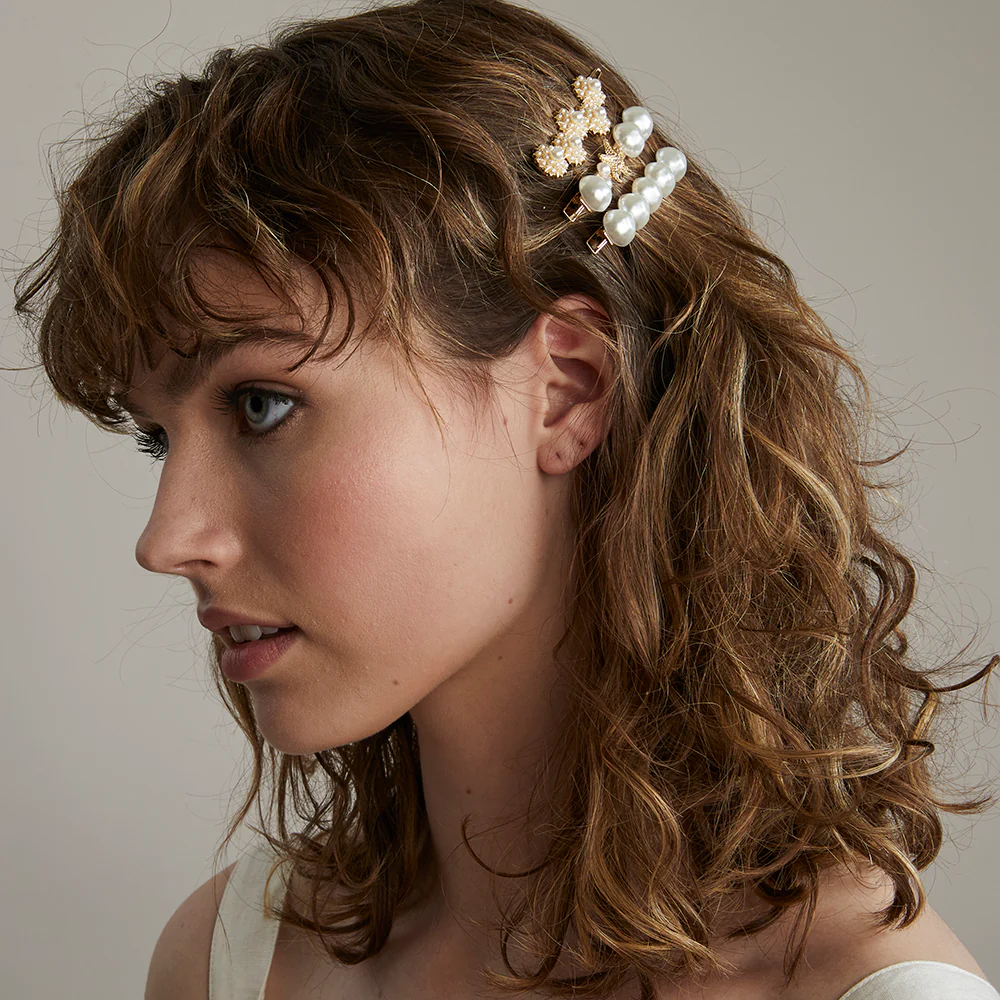 Jolie & Deen WOMENS HENRIETTA PEARL HAIR CLIP - Image 3
