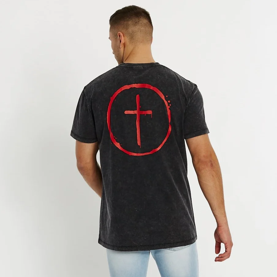 Kiss Chacey MENS MIRAGE RELAXED FIT TEE - ANTHRACITE BLACK - Image 6