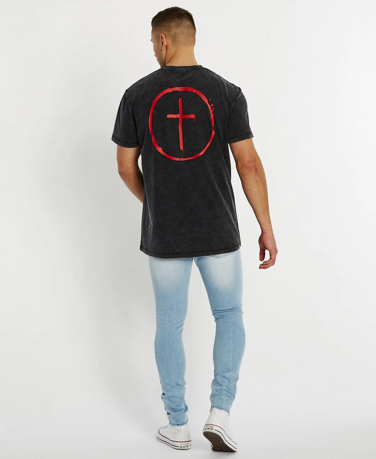 Kiss Chacey MENS MIRAGE RELAXED FIT TEE - ANTHRACITE BLACK - Image 7