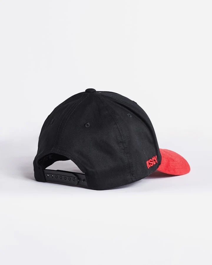 KISS CHACEY Mens Numb Cap Black Red - Image 3