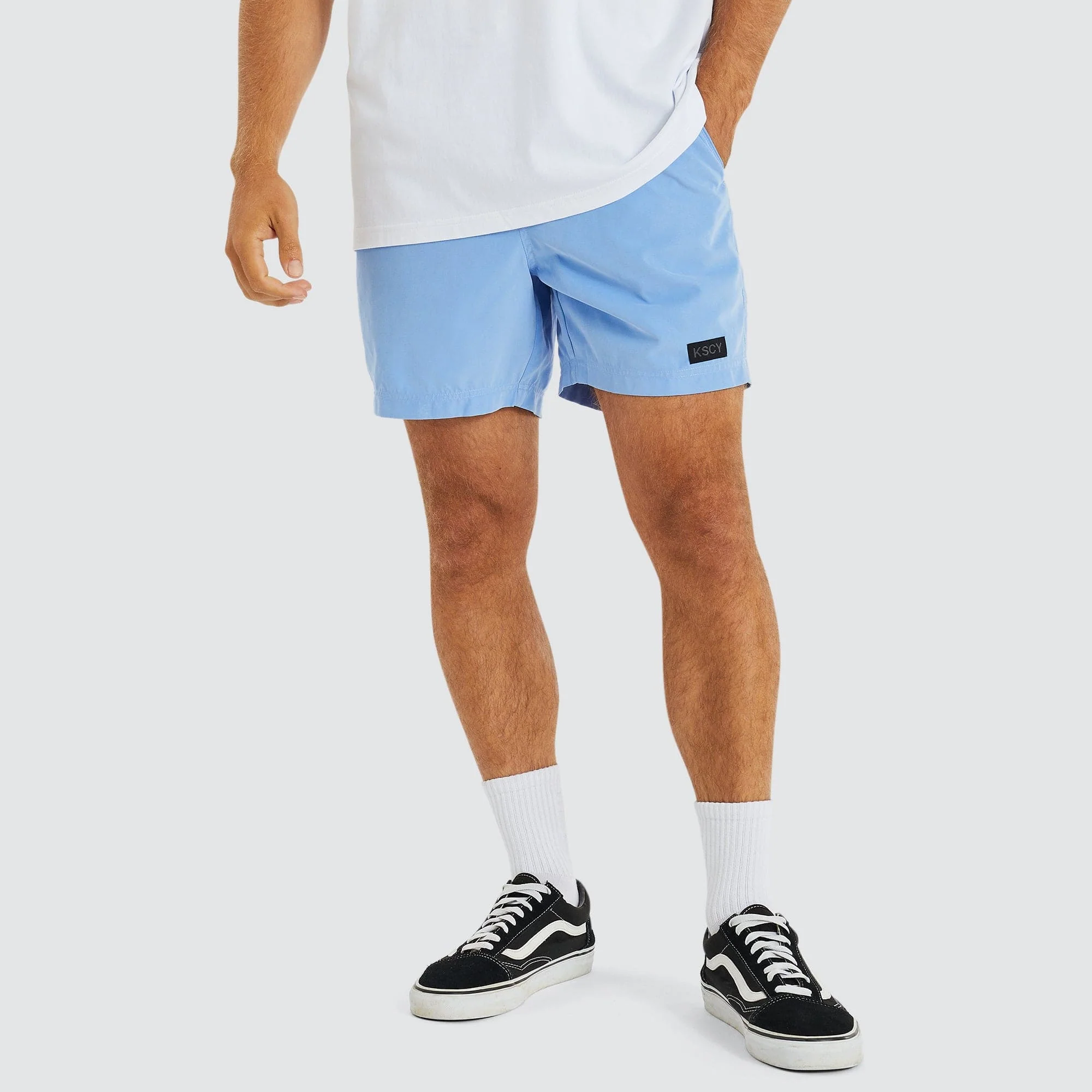 KISS CHACEY Mens Sunrise Beach Short - Corn Flower - Image 4