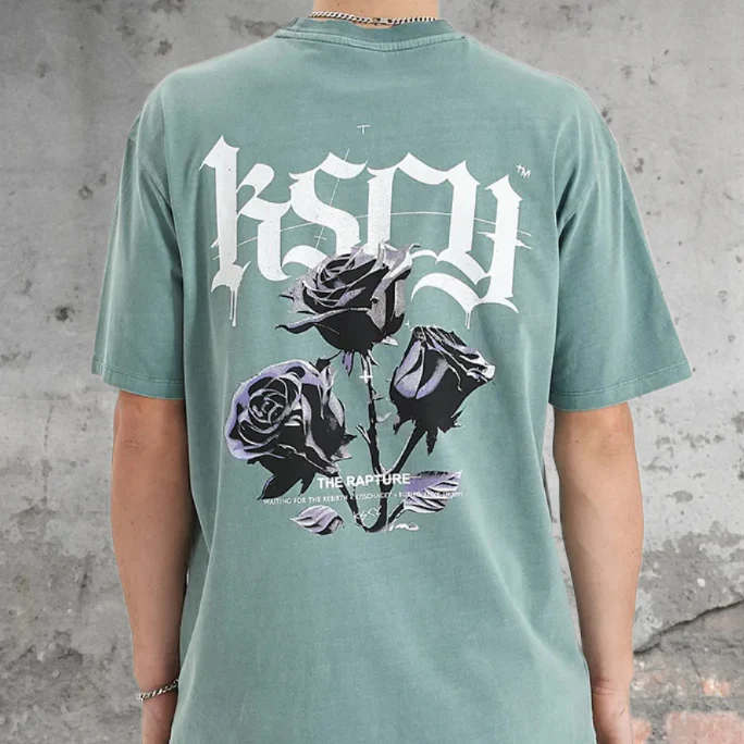 KISS CHACEY Mens Tin Petal Tee - Pigment Trellis - Image 2