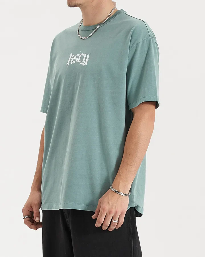 KISS CHACEY Mens Tin Petal Tee - Pigment Trellis - Image 3