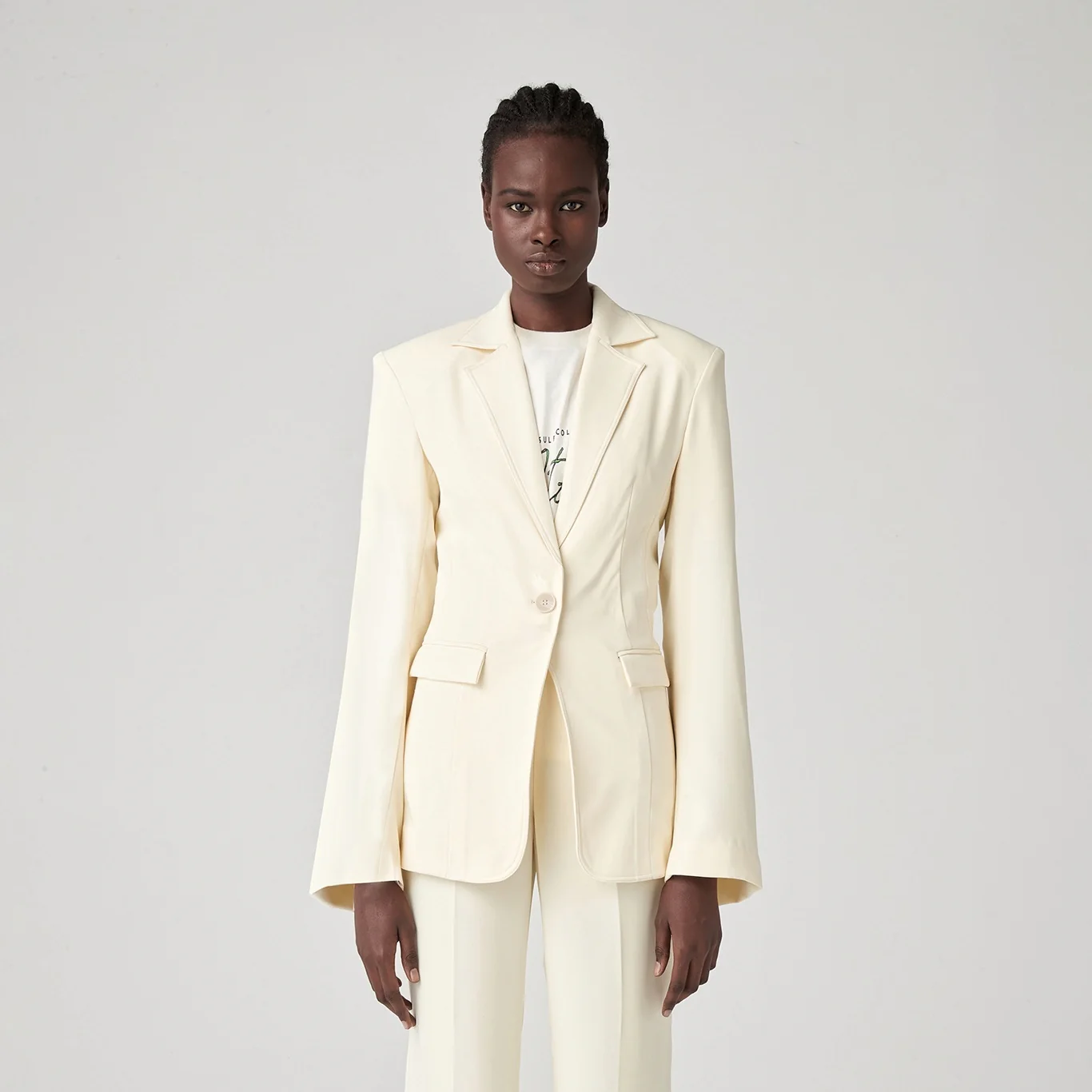 LARA WORTHINGTON x ATOIR Womens 001 Blazer Straw - Image 3