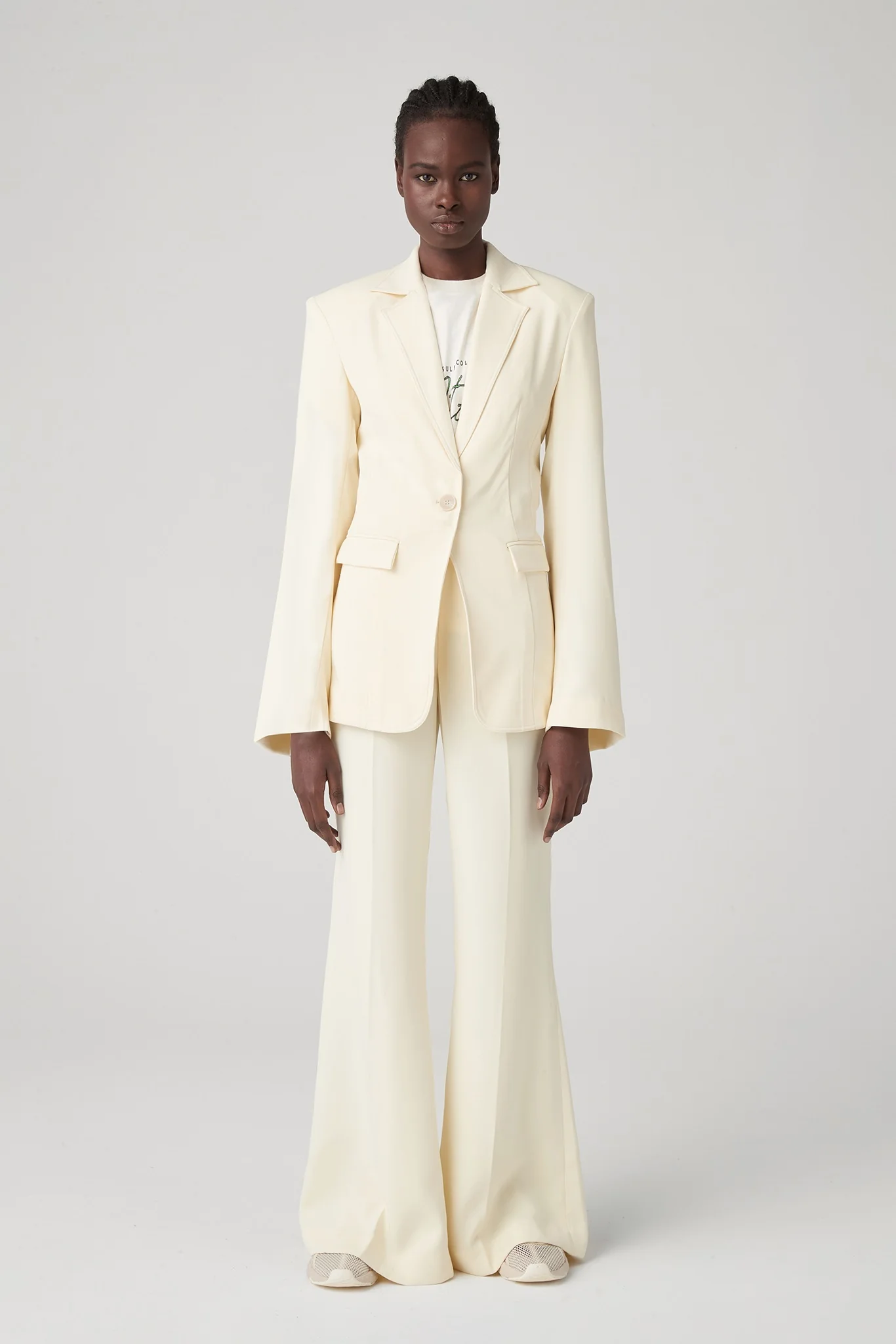 LARA WORTHINGTON x ATOIR Womens 001 Trouser Straw - Image 3