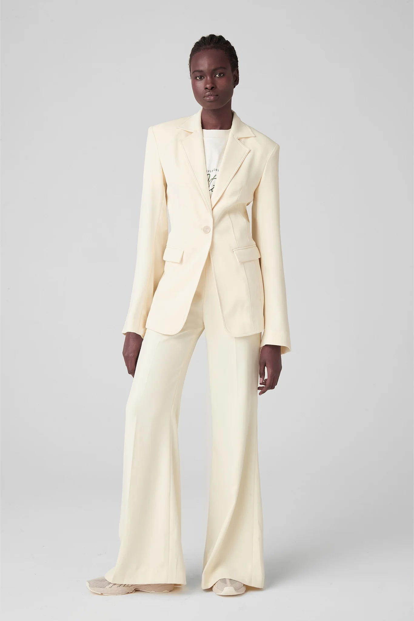 LARA WORTHINGTON x ATOIR Womens 001 Trouser Straw - Image 5