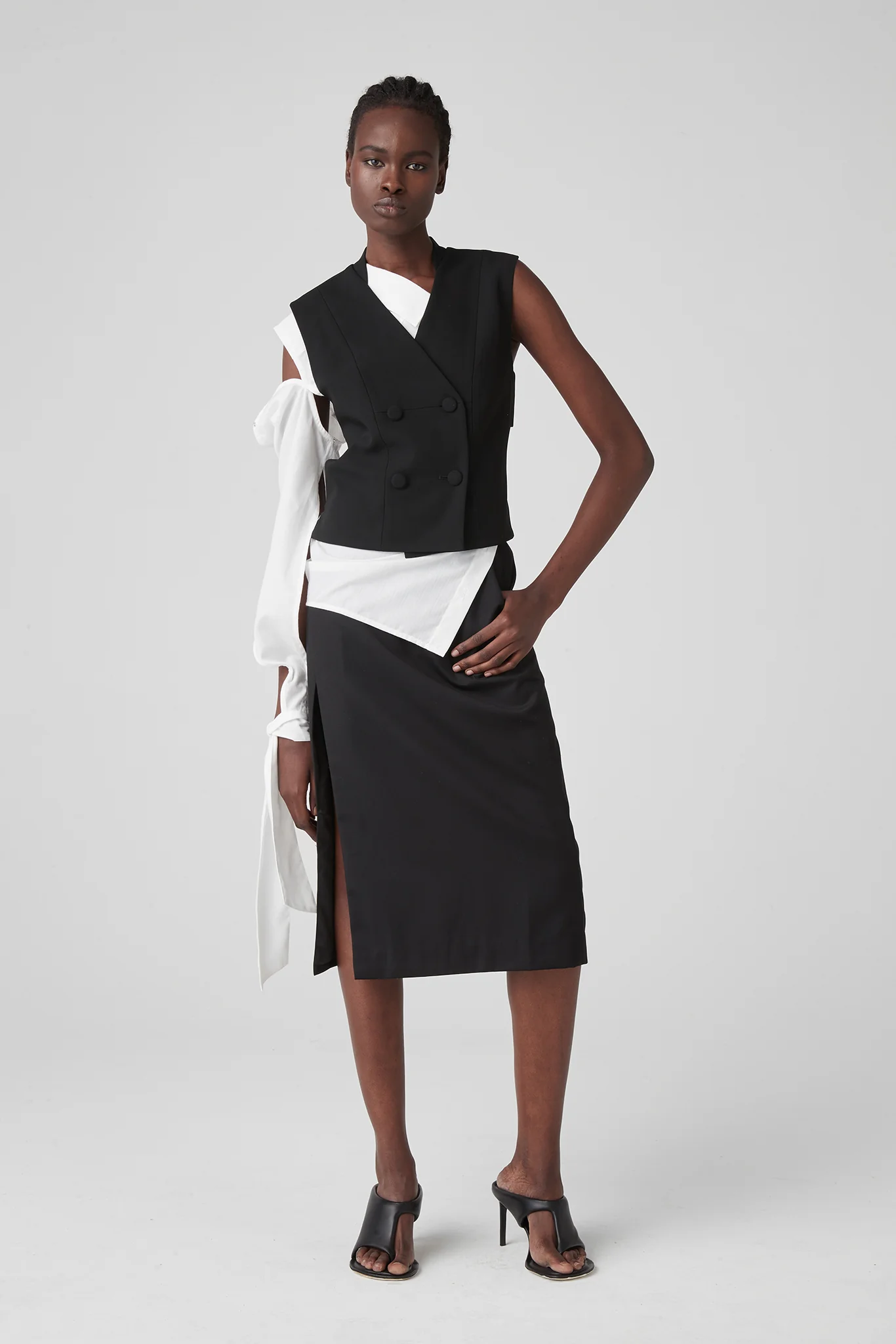 LARA WORTHINGTON x ATOIR Womens 001 Vest Black - Image 8