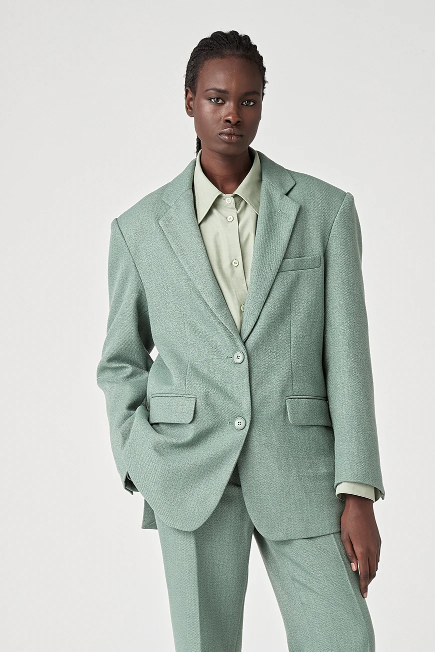 LARA WORTHINGTON x ATOIR Womens 002 Blazer Spearmint - Image 3