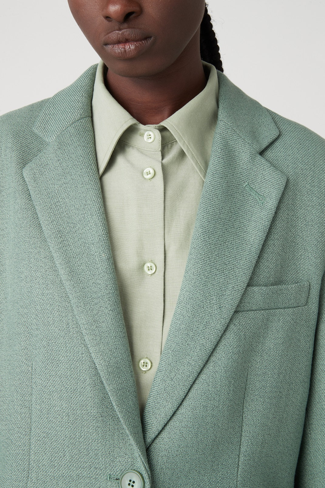LARA WORTHINGTON x ATOIR Womens 002 Blazer Spearmint - Image 6