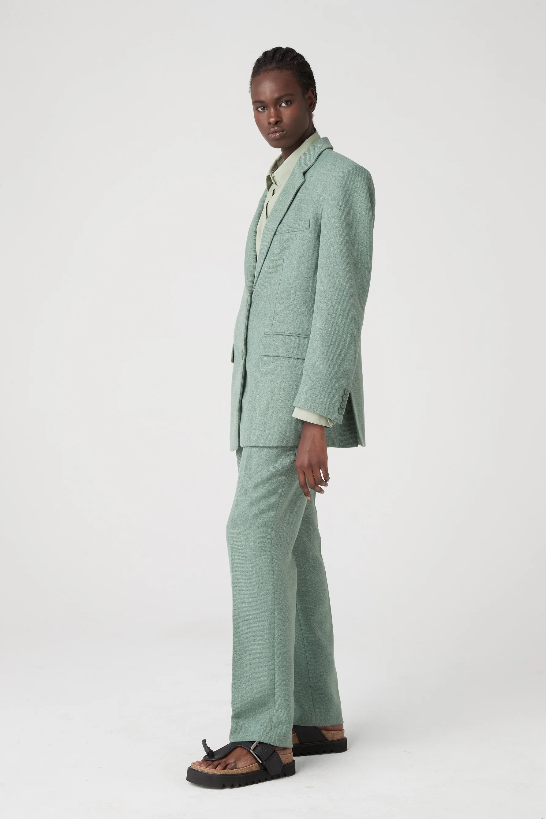 LARA WORTHINGTON x ATOIR Womens 002 Blazer Spearmint - Image 8