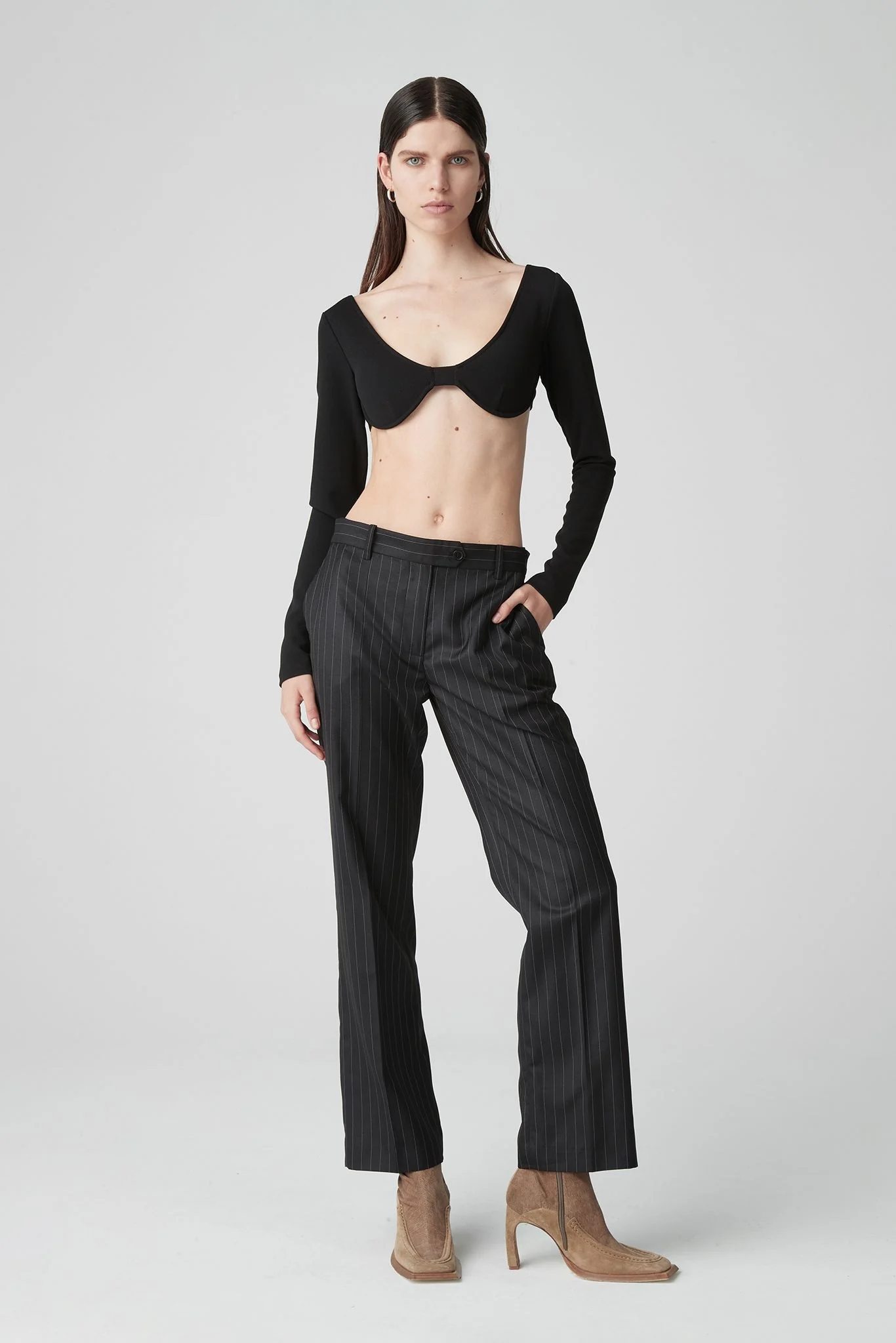 LARA WORTHINGTON x ATOIR Womens 003 Top Black - Image 4