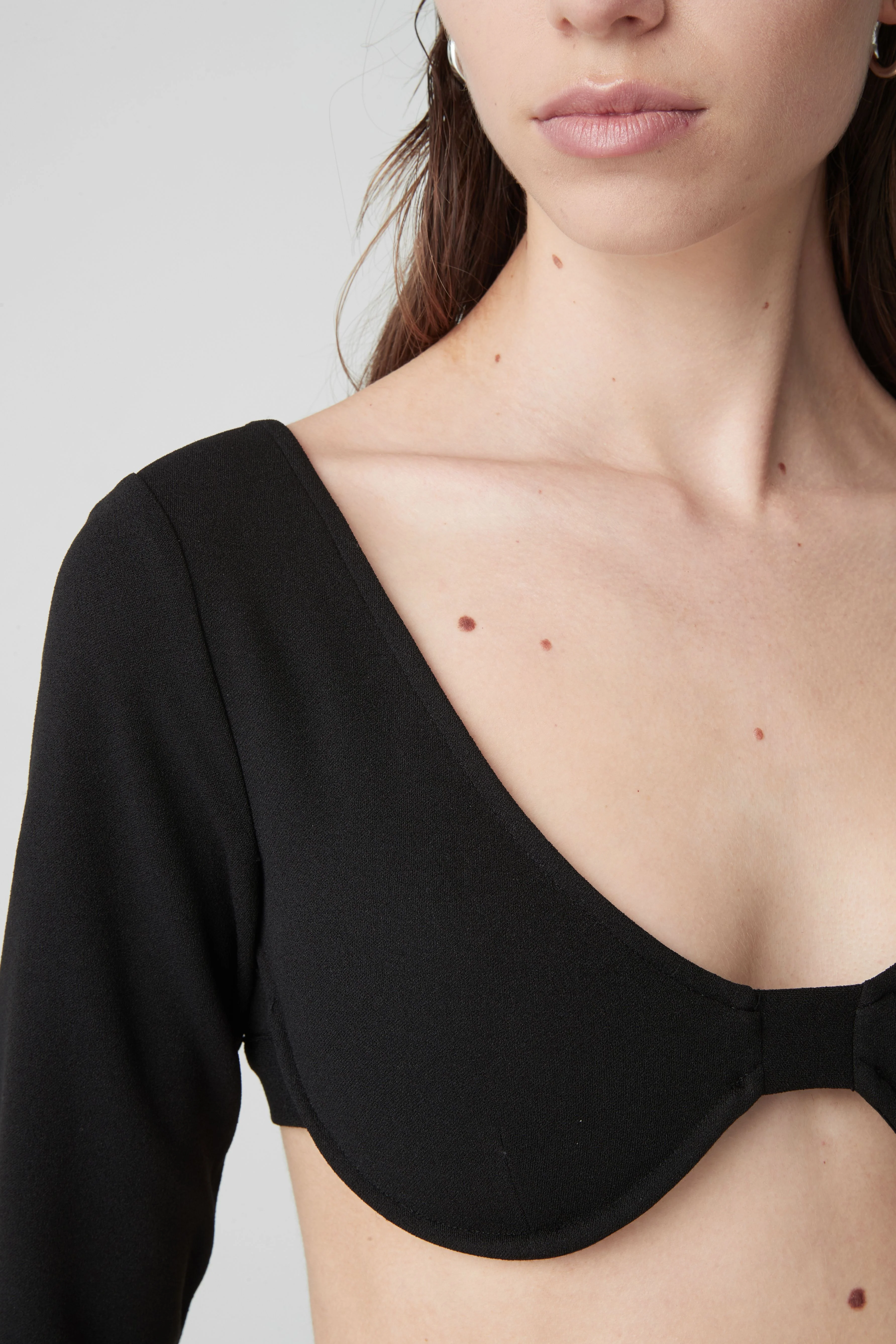 LARA WORTHINGTON x ATOIR Womens 003 Top Black - Image 7