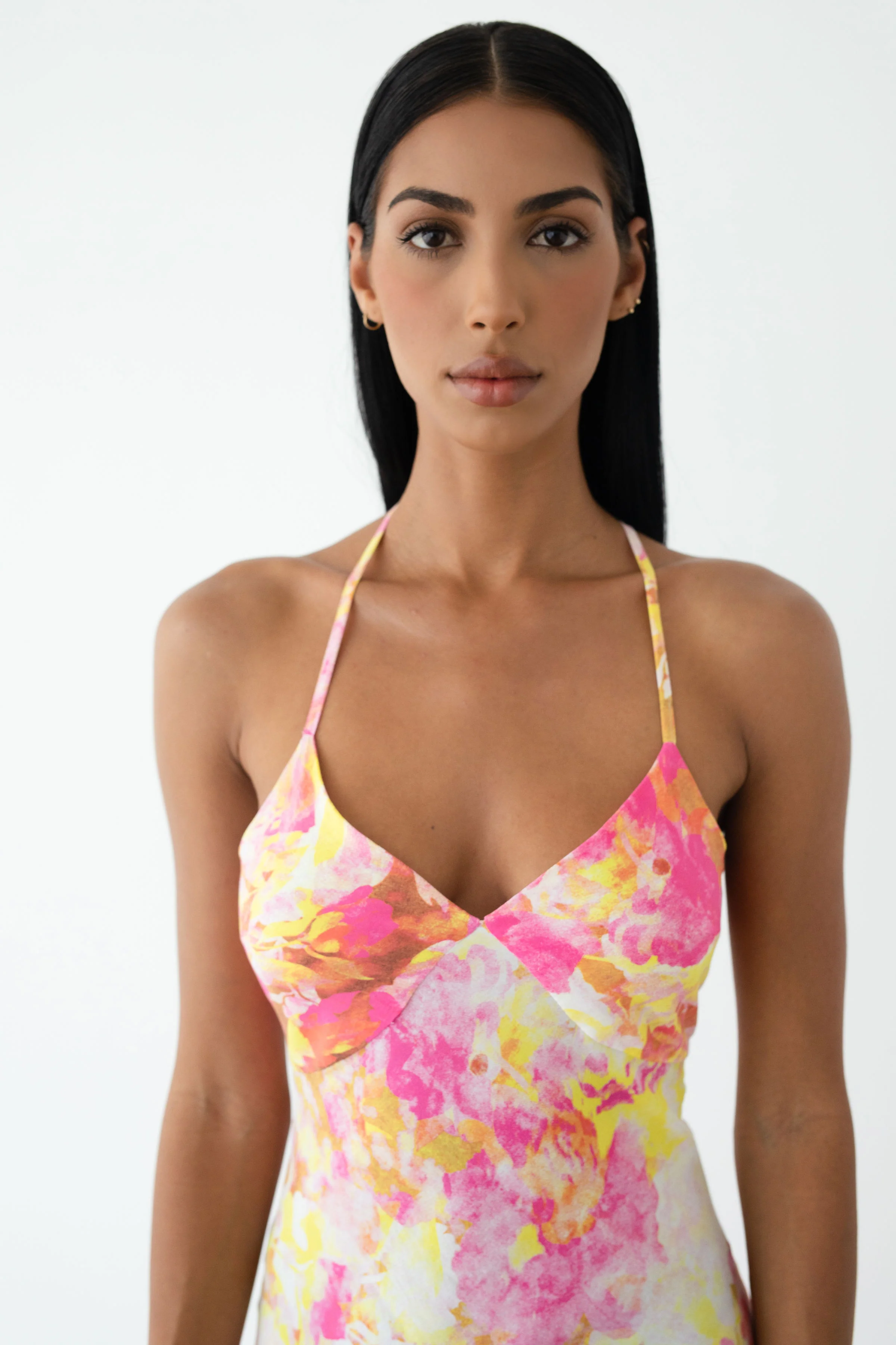 LE SALTY LABEL Womens Camille Midi Dress - Aurora Pink - Image 9