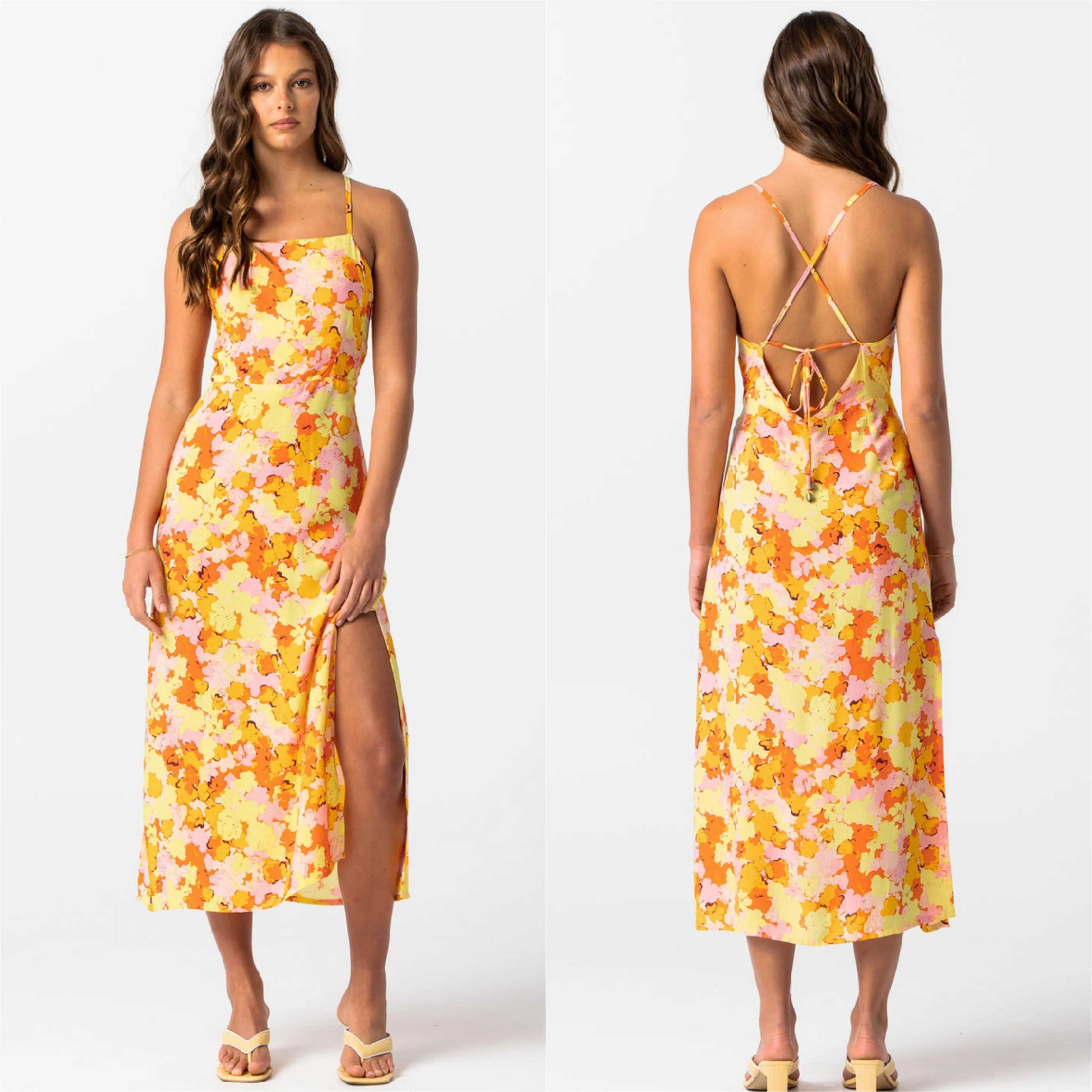 LE SALTY LABEL Womens Freya Midi Dress - Apero - Image 2