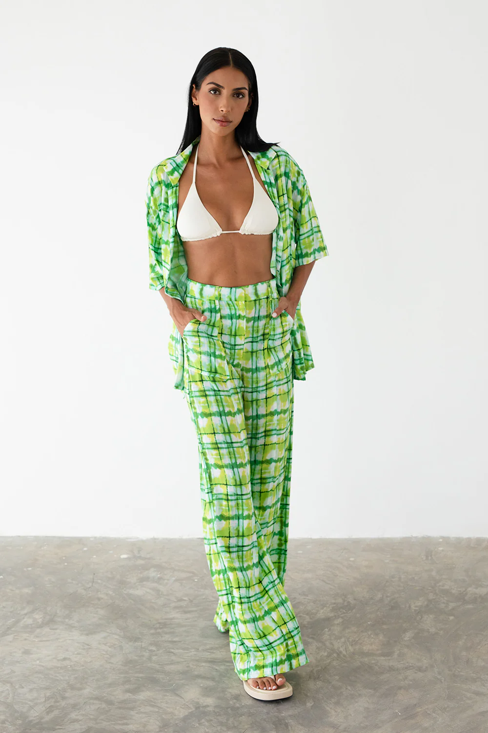 LE SALTY LABEL Womens Skylar Pants - Tropicale - Image 10