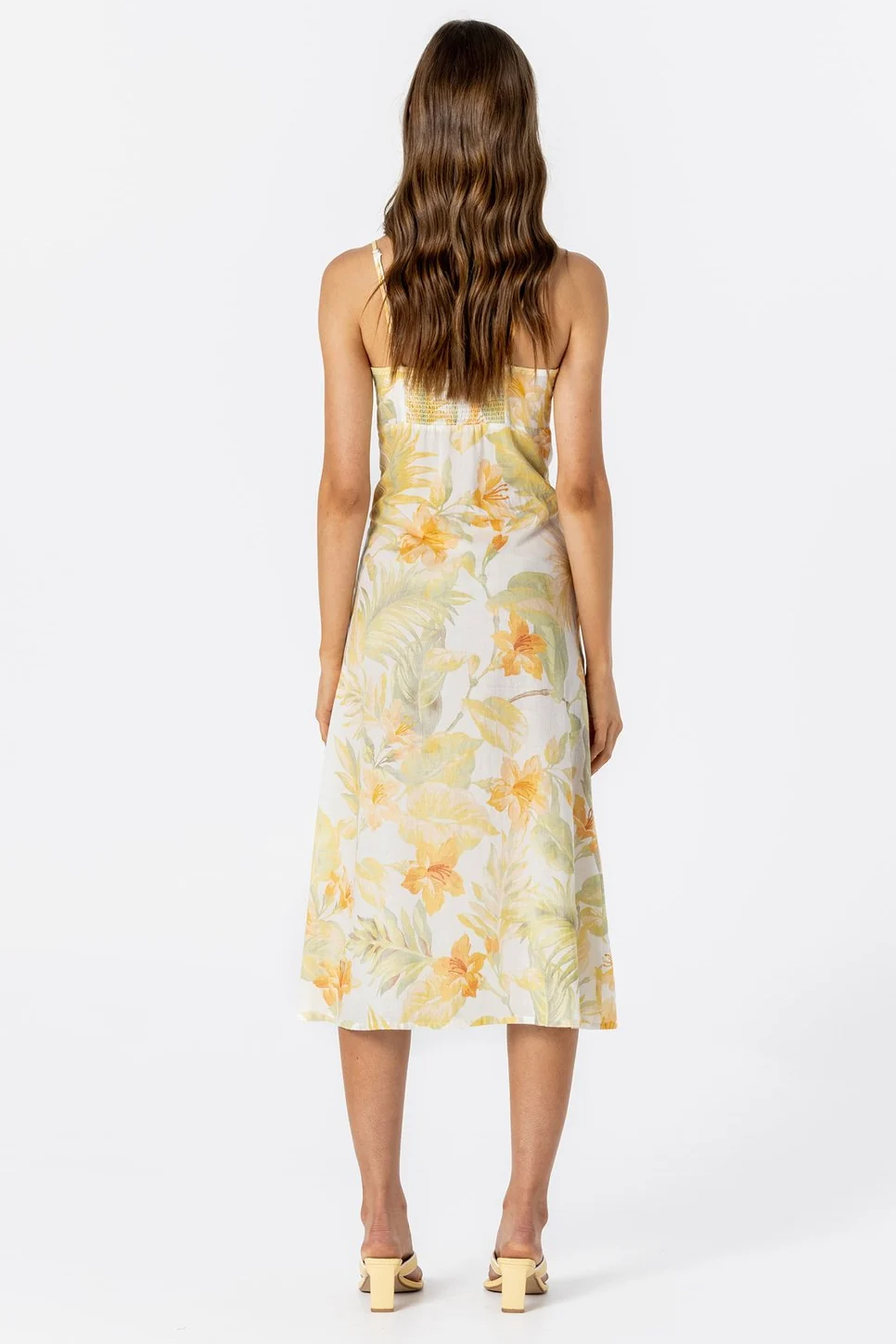 LE SALTY Womens Jerry Midi Dress - Citrus - Image 5
