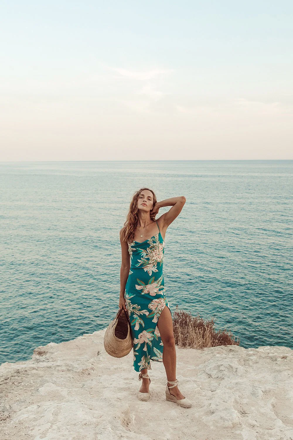 Le Salty WOMENS MAYA MIDI DRESS - AEGEAN - Image 2