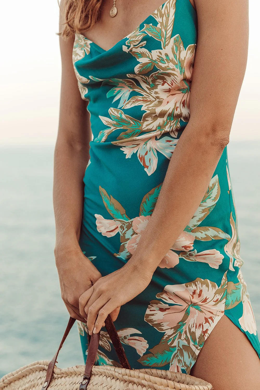 Le Salty WOMENS MAYA MIDI DRESS - AEGEAN - Image 7