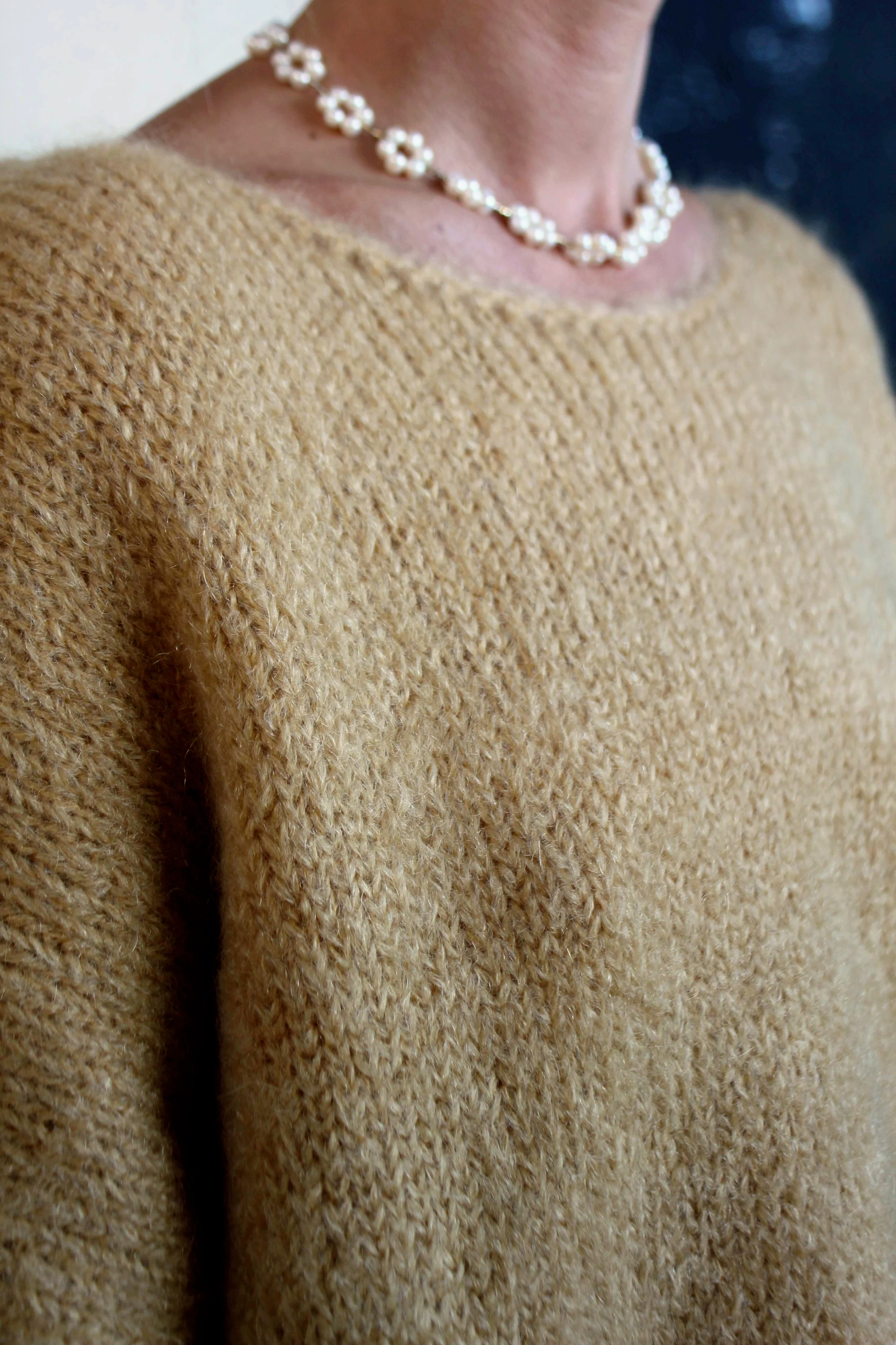 MAISON ANJE Womens Lekimpton Kid Mohair Jumper - Image 3