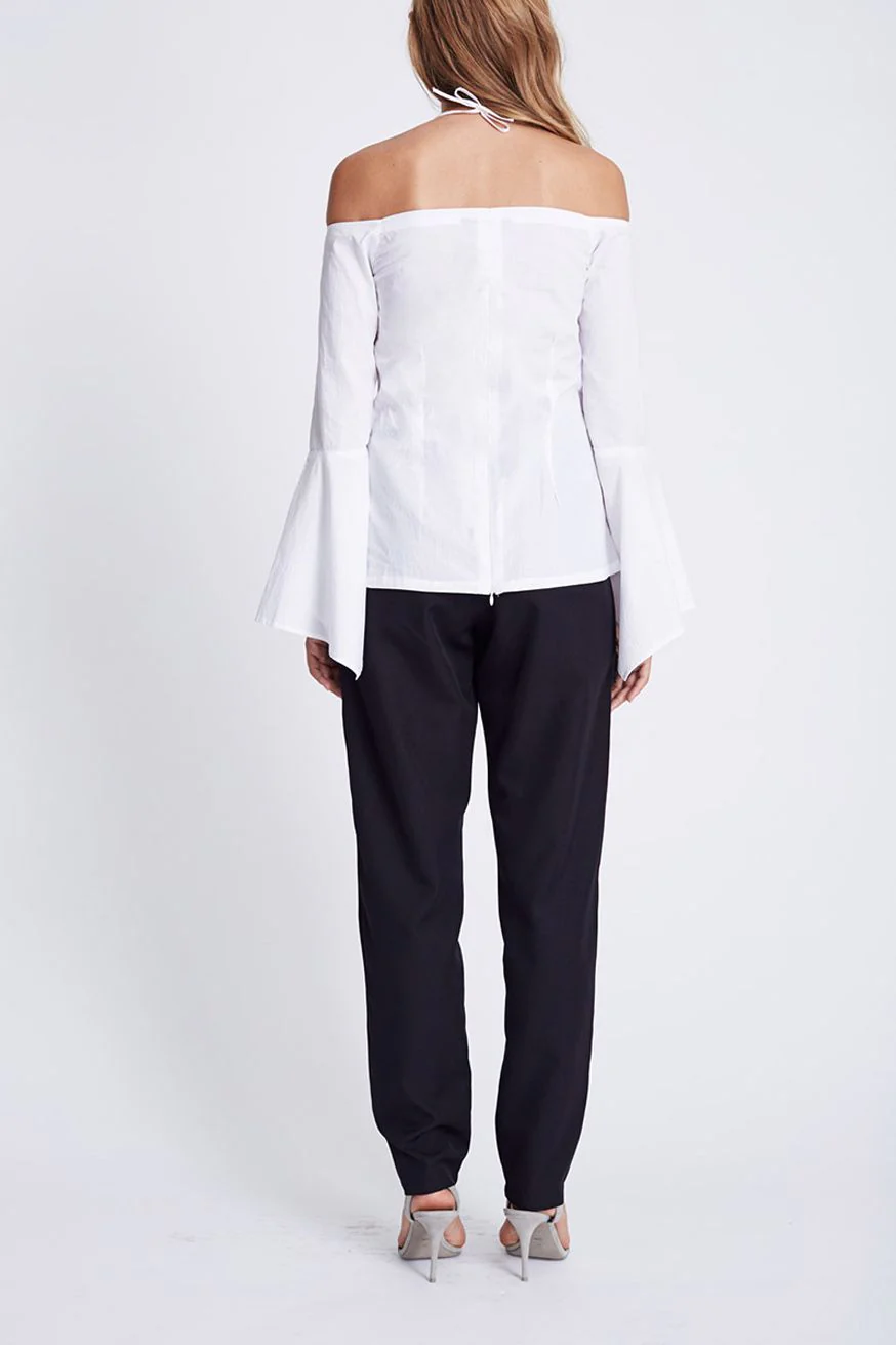 Maurie & Eve Womens LADY DON'T MIND TOP WHITE - Image 3