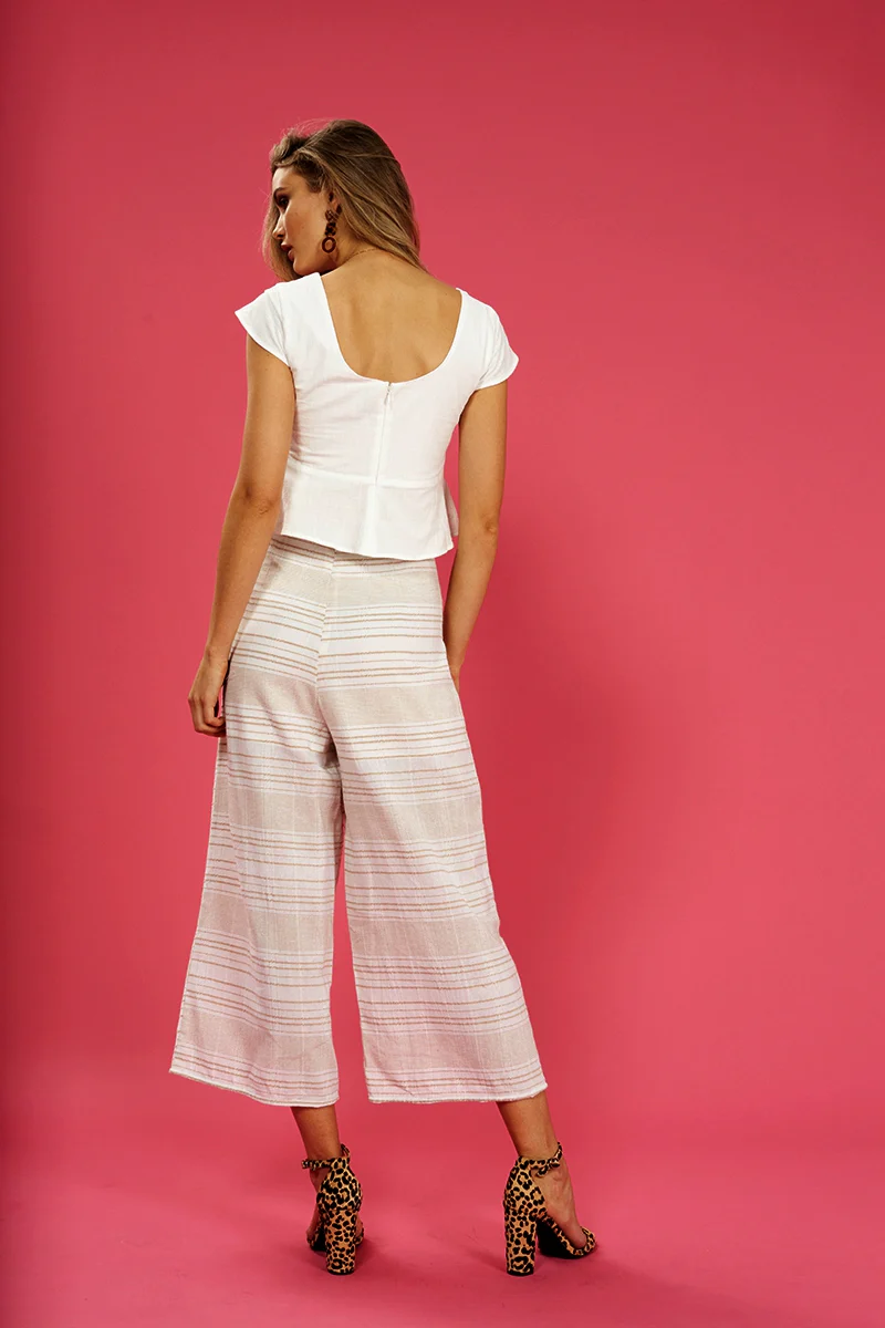 MinkPink WOMENS AU NATURALE PANT - NATURAL - Image 13