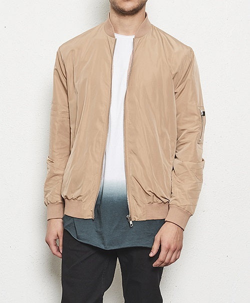 nANA jUDY MENS ALLIANCE BOMBER JACKET DESERT PINK - Image 3