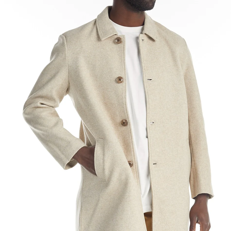 nANA jUDY Mens Butler Coat Beige - Image 4