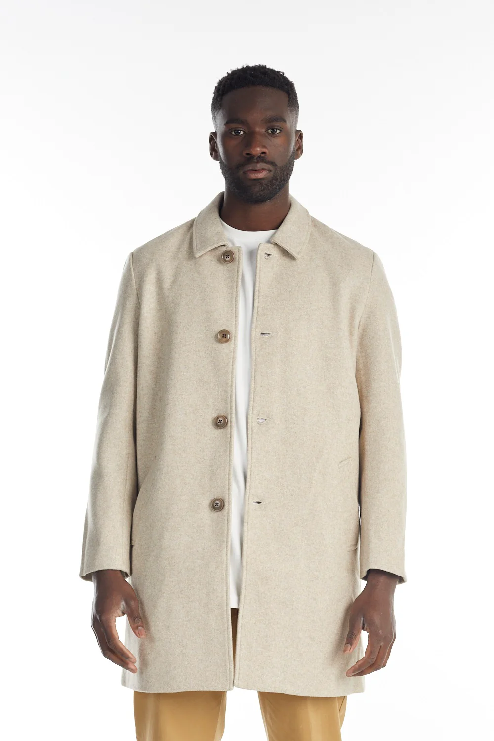nANA jUDY Mens Butler Coat Beige - Image 6