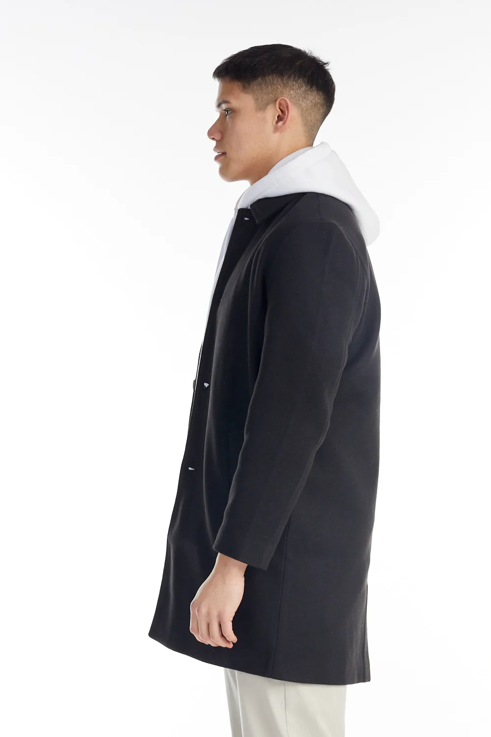 nANA jUDY Mens Butler Coat Black - Image 3