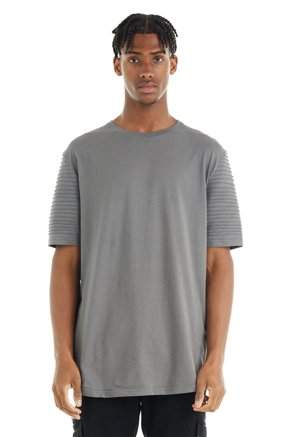 nANA jUDY Mens Kent Tee Charcoal - Image 5