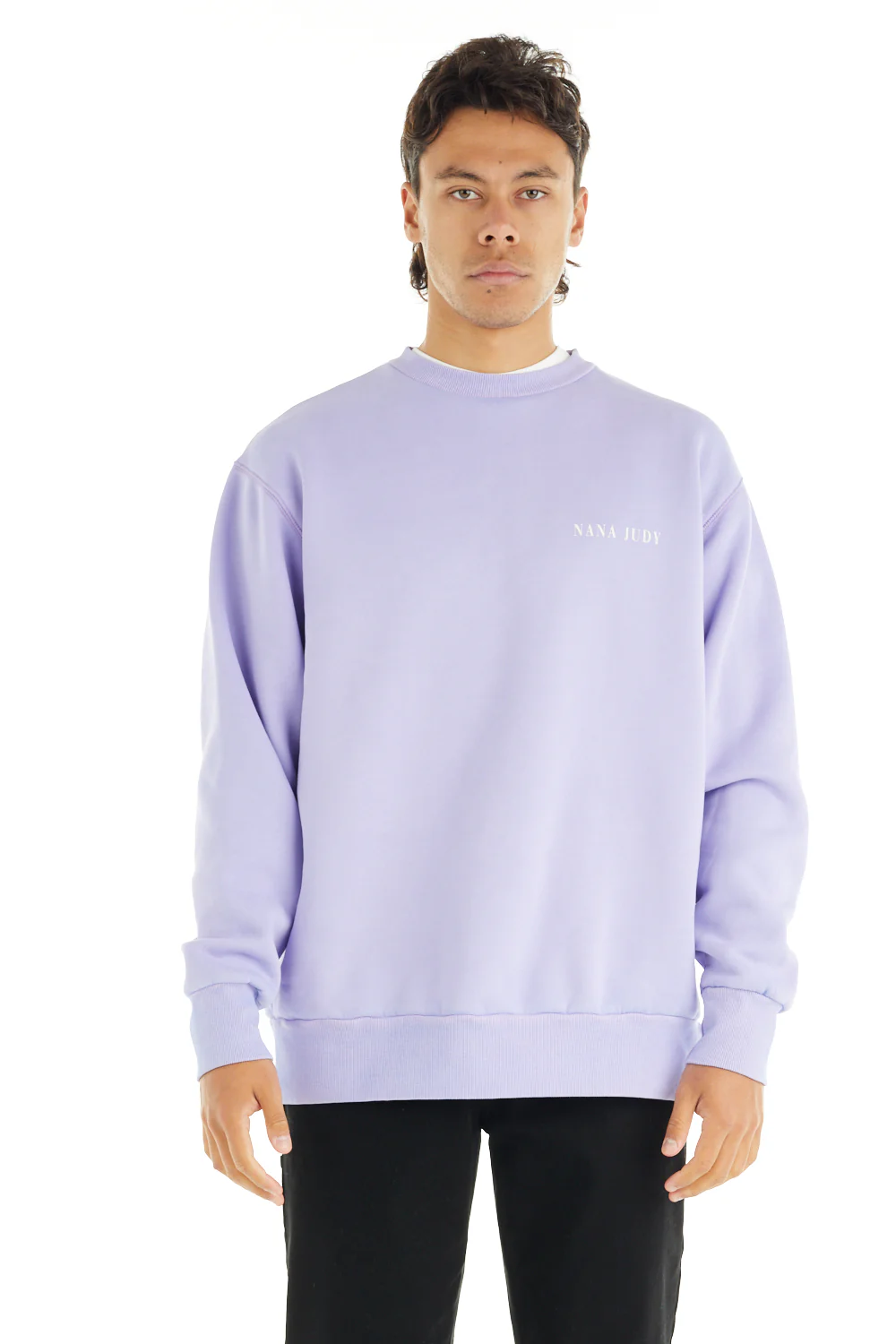 nANA jUDY Mens Malibu Crew - Lilac - Image 2